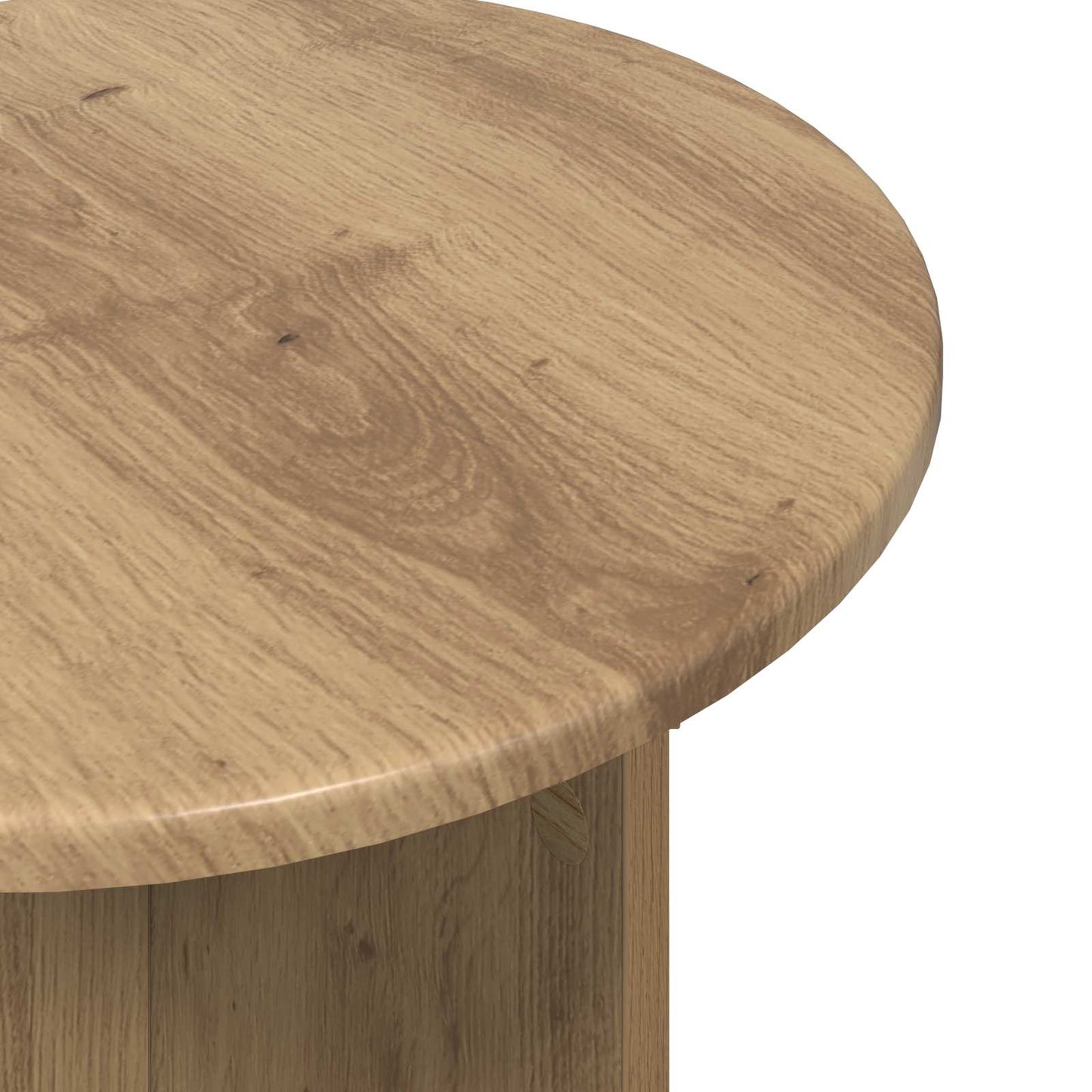 Bijzettafelset met opslag 2 pcs Artisanaal eiken Bewerkt hout is nu te koop bij PeponiXL, paradijselijk wonen!