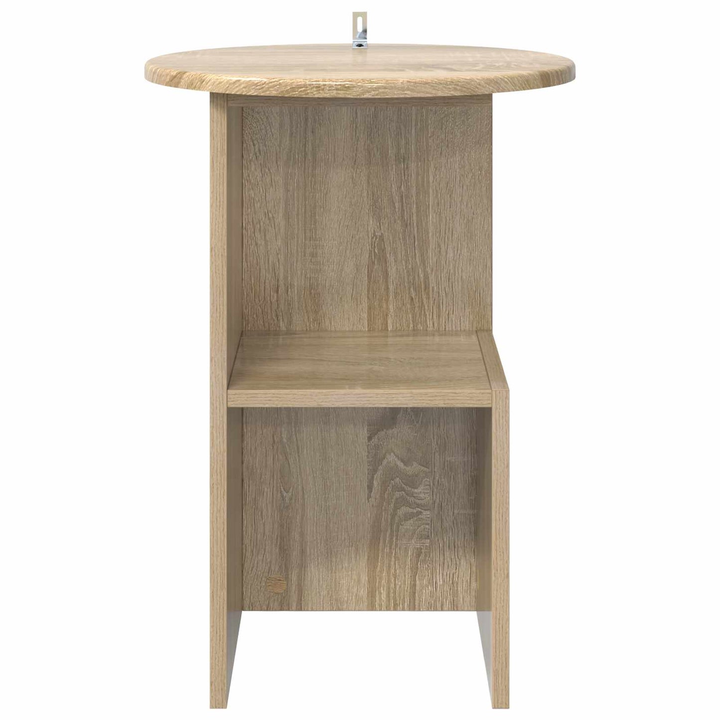 Bijzettafel Sonoma Eiken Ø 39,5 x 55 cm Bewerkt hout is nu te koop bij PeponiXL, paradijselijk wonen!