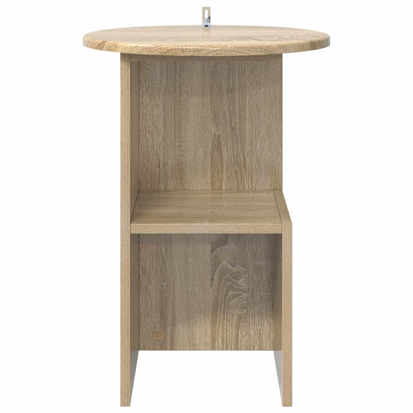 Bijzettafel Sonoma Eiken Ø 39,5 x 55 cm Bewerkt hout is nu te koop bij PeponiXL, paradijselijk wonen!