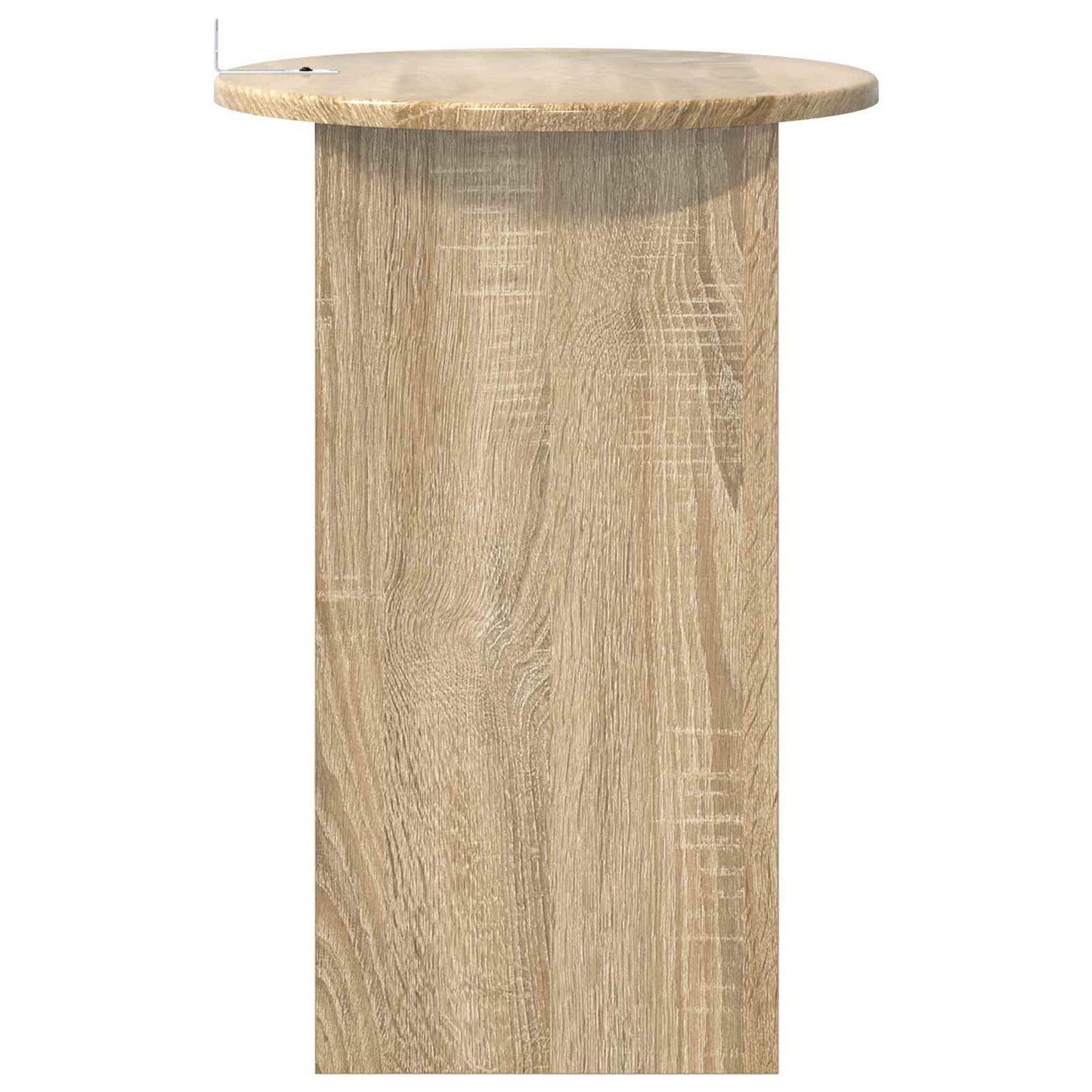 Bijzettafel Sonoma Eiken Ø 39,5 x 55 cm Bewerkt hout is nu te koop bij PeponiXL, paradijselijk wonen!