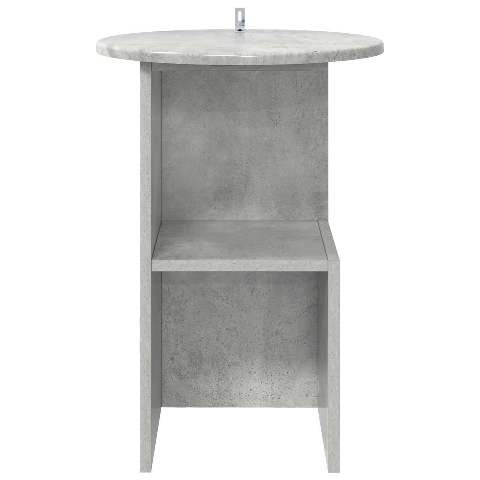 Bijzettafel Betongrijs Ø 39,5 x 55 cm Bewerkt hout is nu te koop bij PeponiXL, paradijselijk wonen!