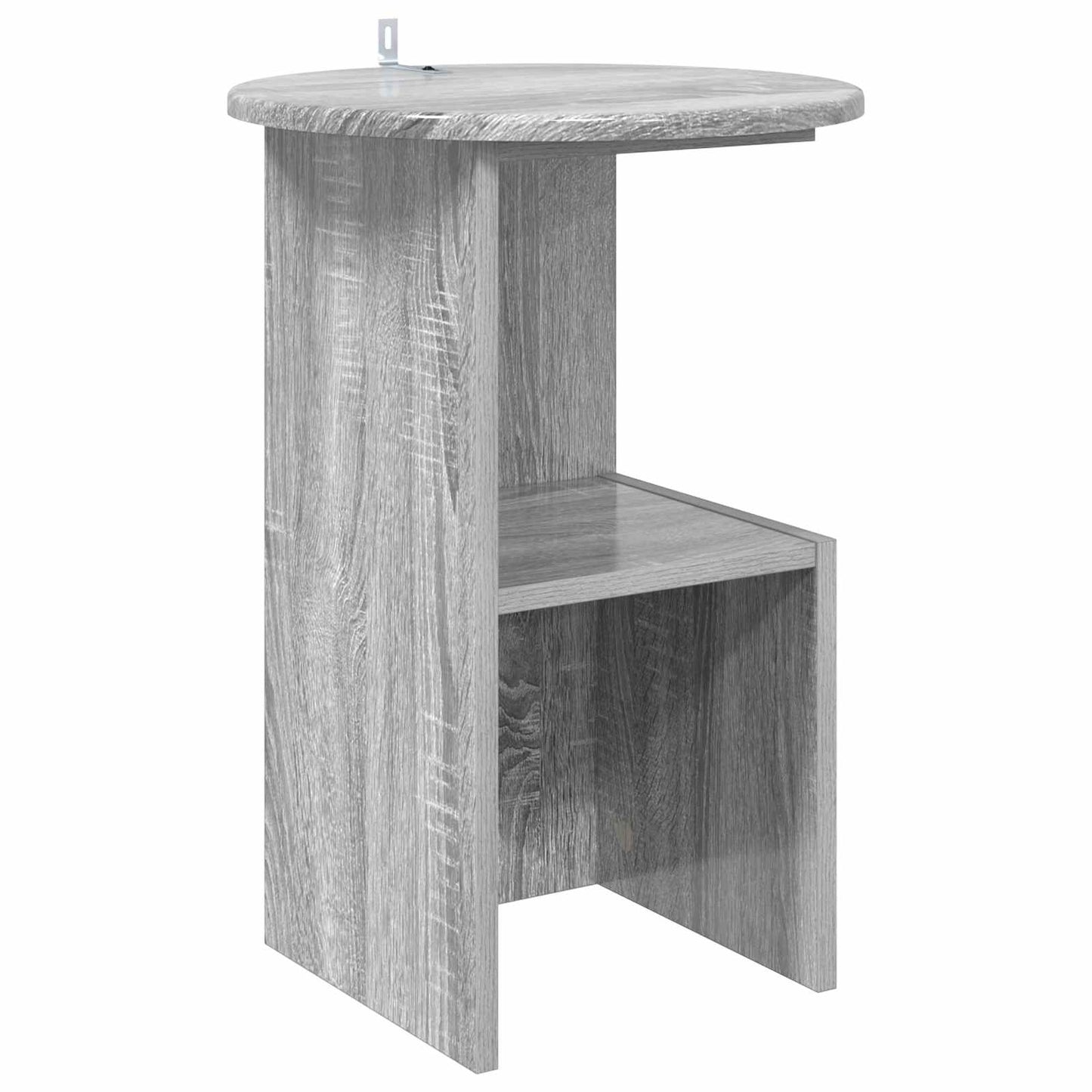 Bijzettafel Grijs sonoma Ø 39,5 x 55 cm Bewerkt hout is nu te koop bij PeponiXL, paradijselijk wonen!