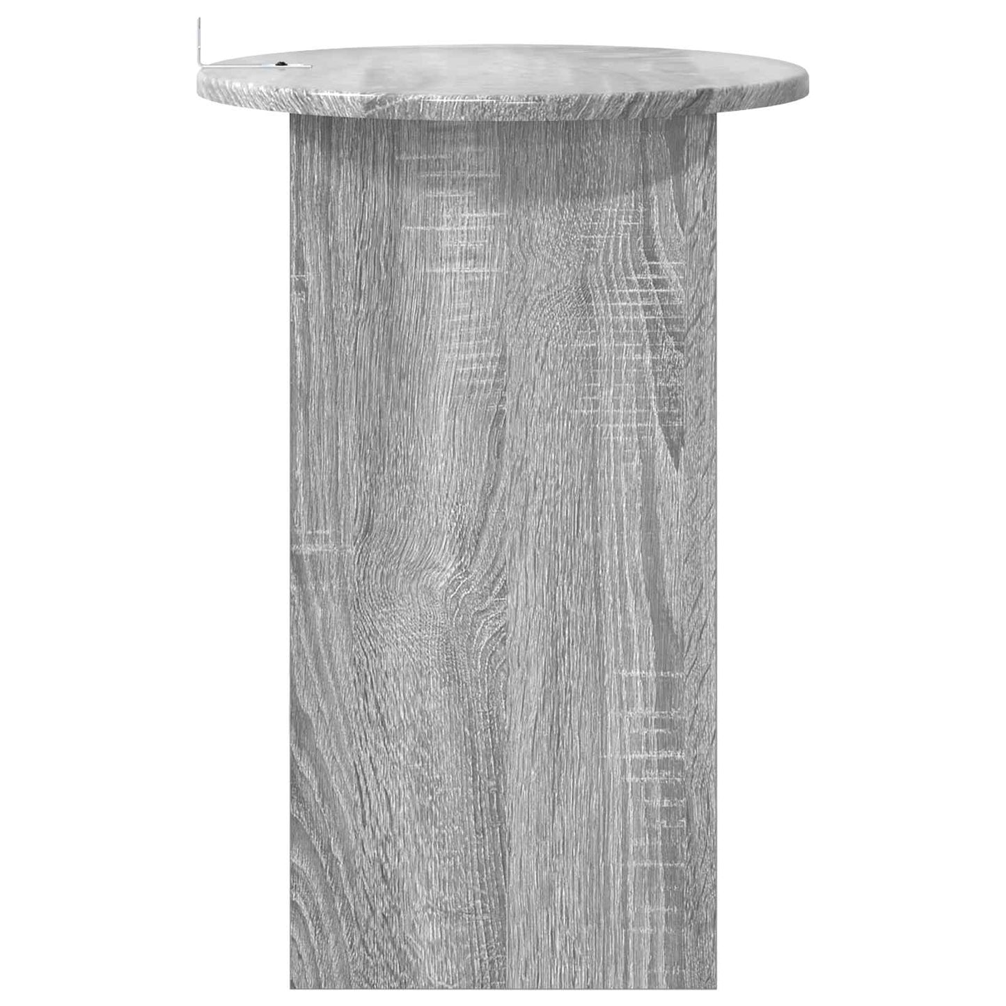 Bijzettafel Grijs sonoma Ø 39,5 x 55 cm Bewerkt hout is nu te koop bij PeponiXL, paradijselijk wonen!