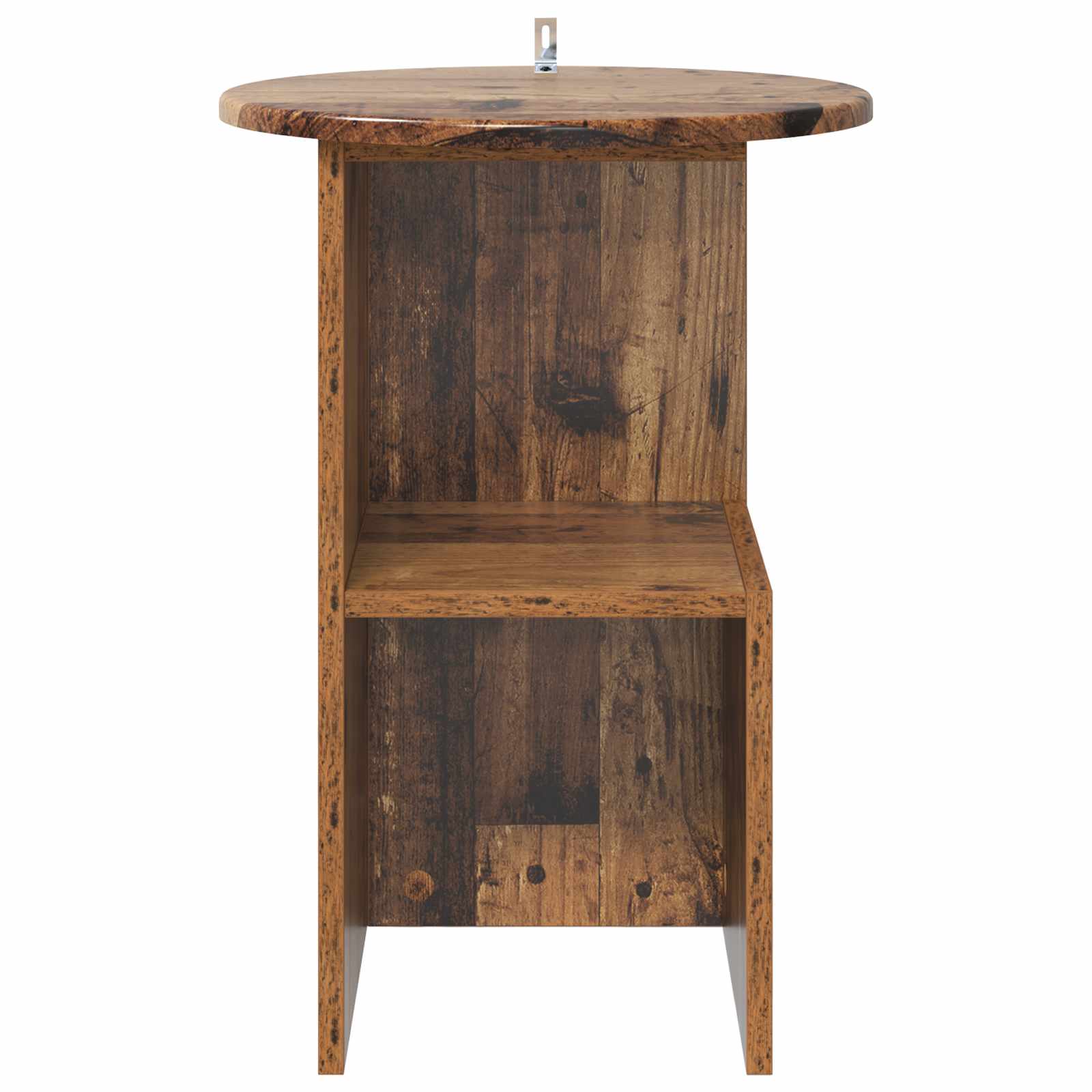 Bijzettafel Oud hout Ø 39,5 x 55 cm Bewerkt hout is nu te koop bij PeponiXL, paradijselijk wonen!