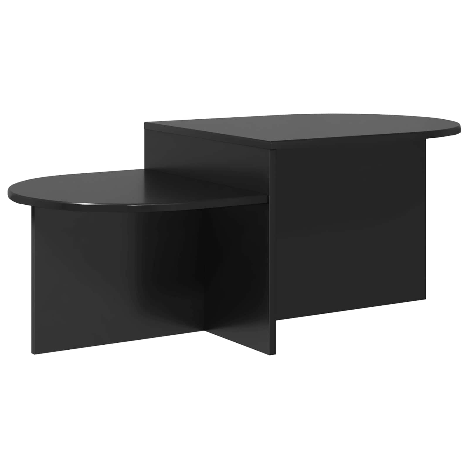 Salontafel Zwart eiken 100 x 50 x 40 cm Bewerkt hout is nu te koop bij PeponiXL, paradijselijk wonen!