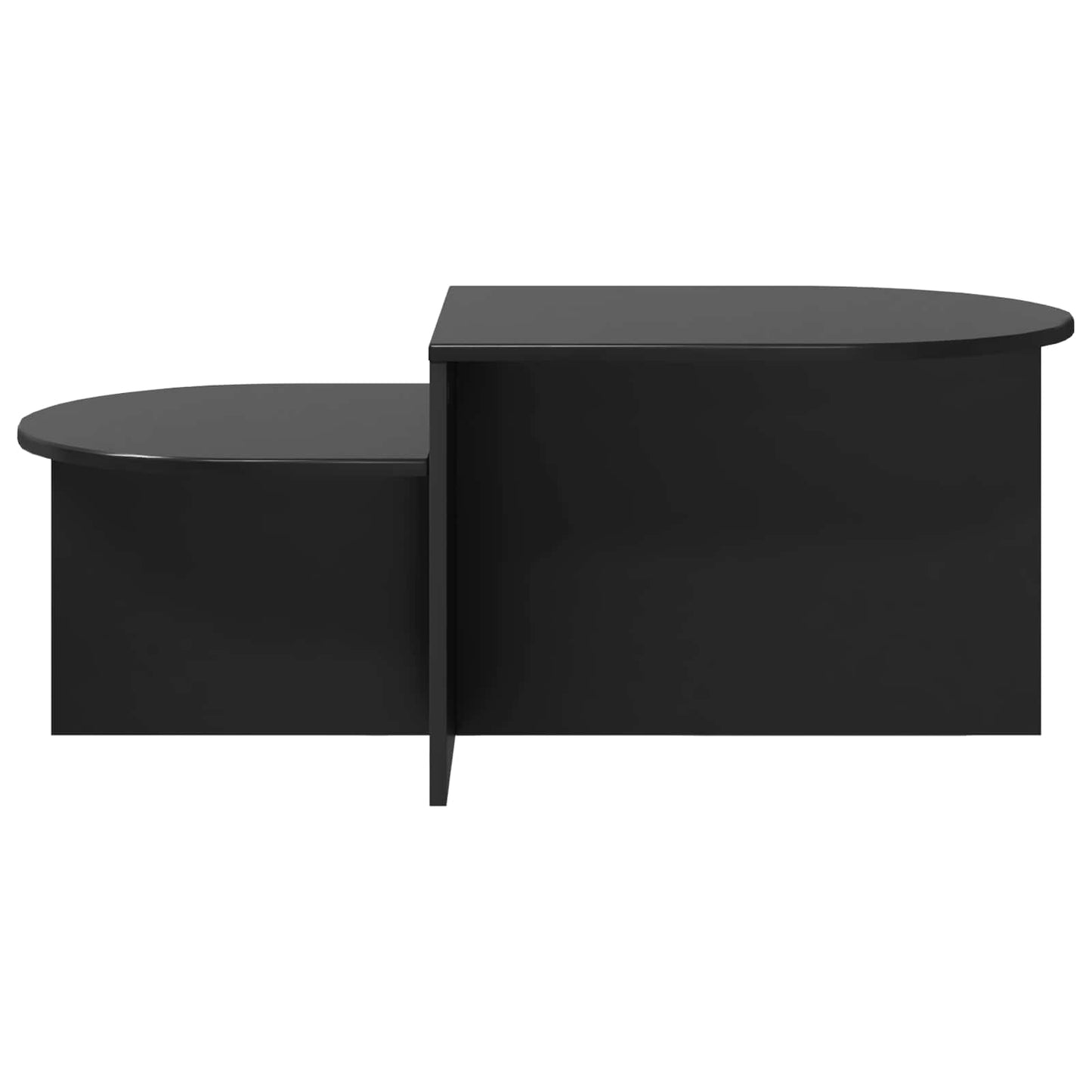 Salontafel Zwart eiken 100 x 50 x 40 cm Bewerkt hout is nu te koop bij PeponiXL, paradijselijk wonen!