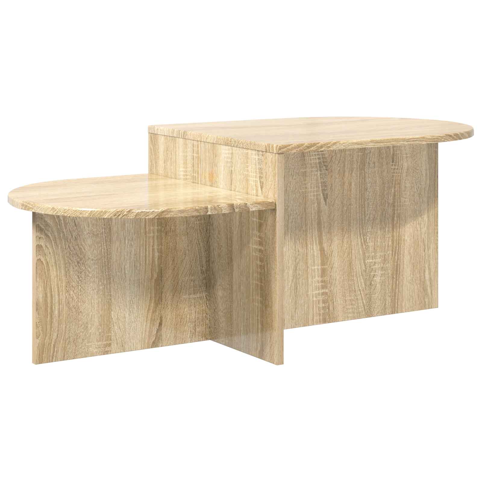 Salontafel Sonoma Eiken 100 x 50 x 40 cm Bewerkt hout is nu te koop bij PeponiXL, paradijselijk wonen!