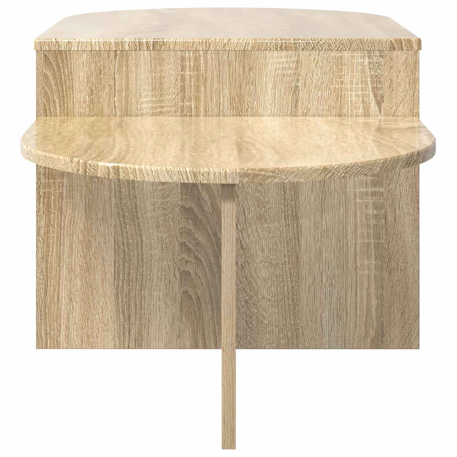 Salontafel Sonoma Eiken 100 x 50 x 40 cm Bewerkt hout is nu te koop bij PeponiXL, paradijselijk wonen!