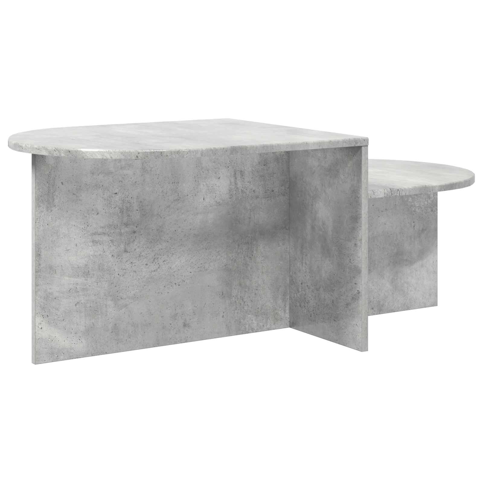 Salontafel Betongrijs 100 x 50 x 40 cm Bewerkt hout is nu te koop bij PeponiXL, paradijselijk wonen!