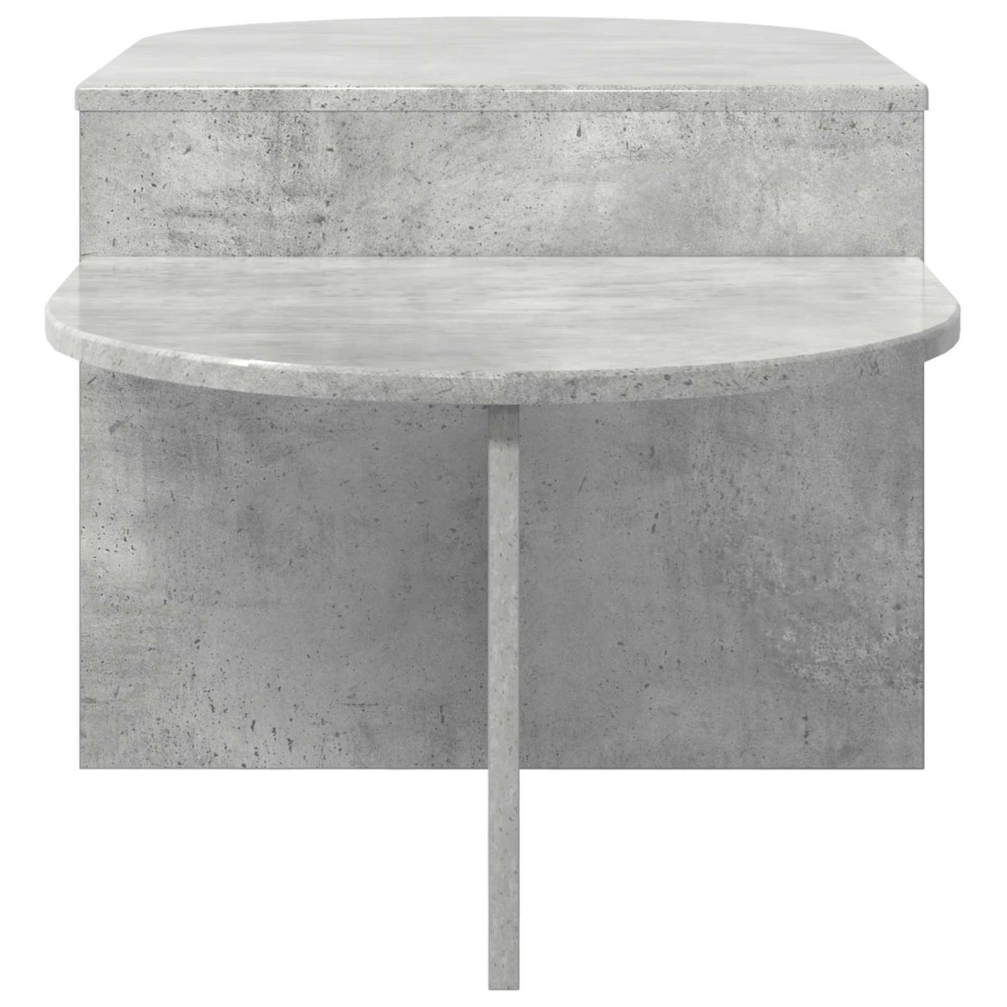Salontafel Betongrijs 100 x 50 x 40 cm Bewerkt hout is nu te koop bij PeponiXL, paradijselijk wonen!