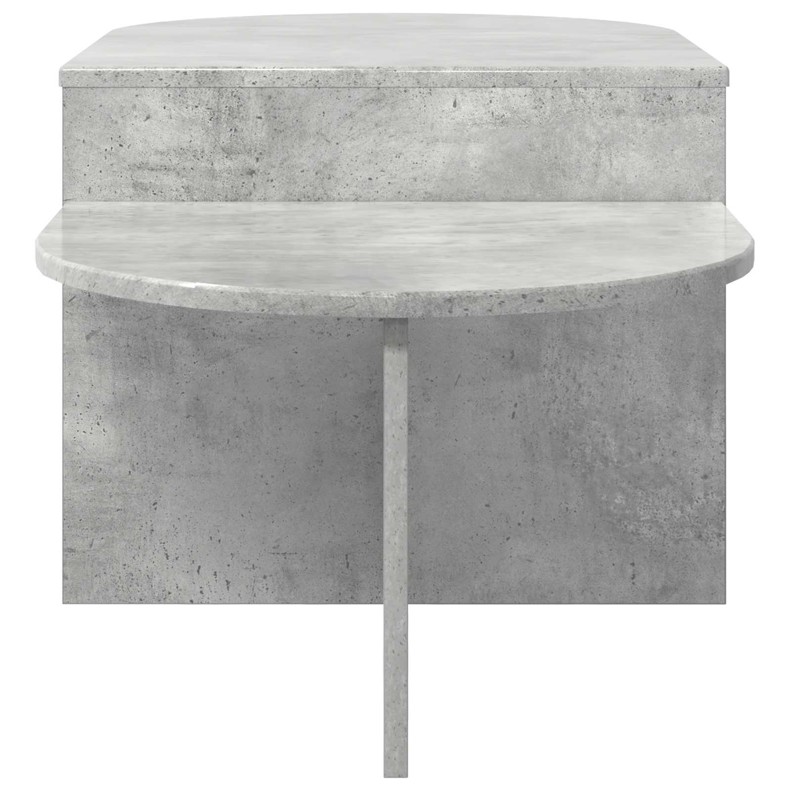 Salontafel Betongrijs 100 x 50 x 40 cm Bewerkt hout is nu te koop bij PeponiXL, paradijselijk wonen!