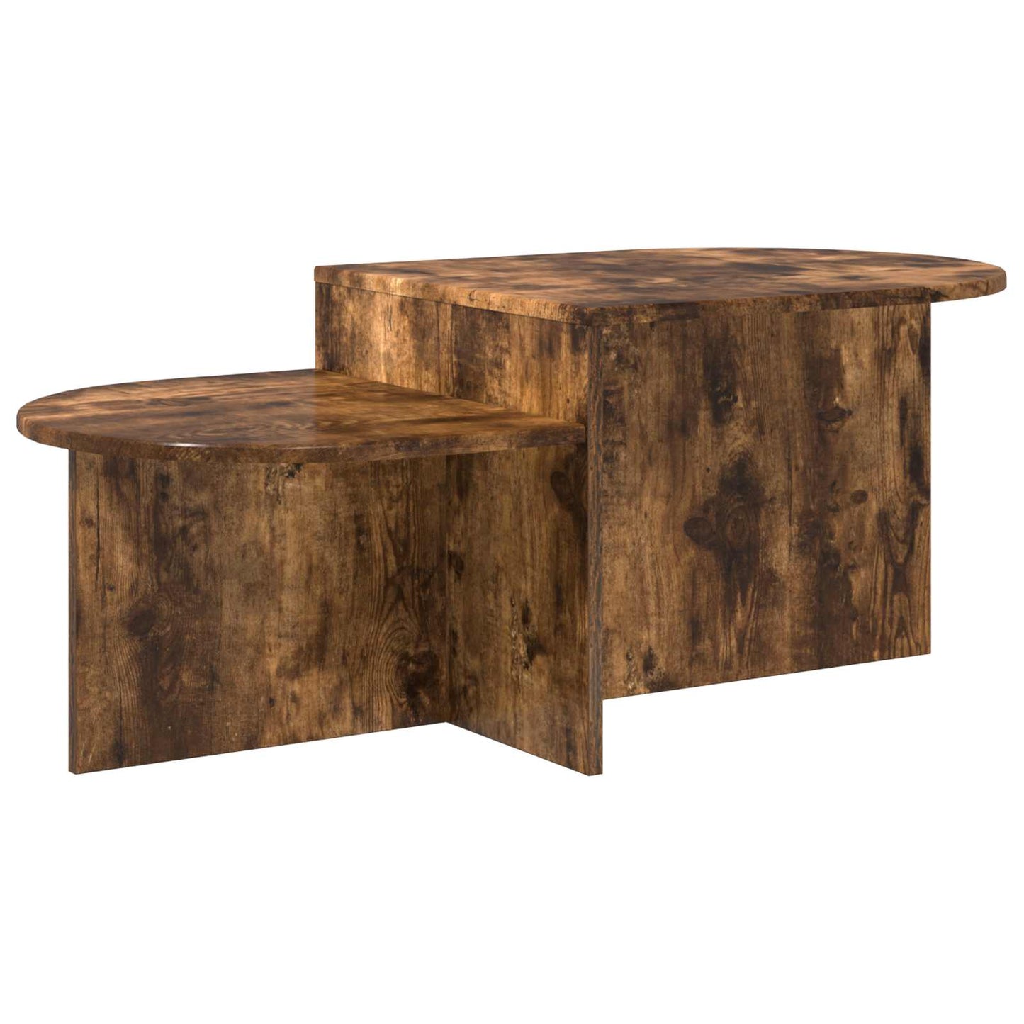 Salontafel Gerookt eiken 100 x 50 x 40 cm Bewerkt hout is nu te koop bij PeponiXL, paradijselijk wonen!