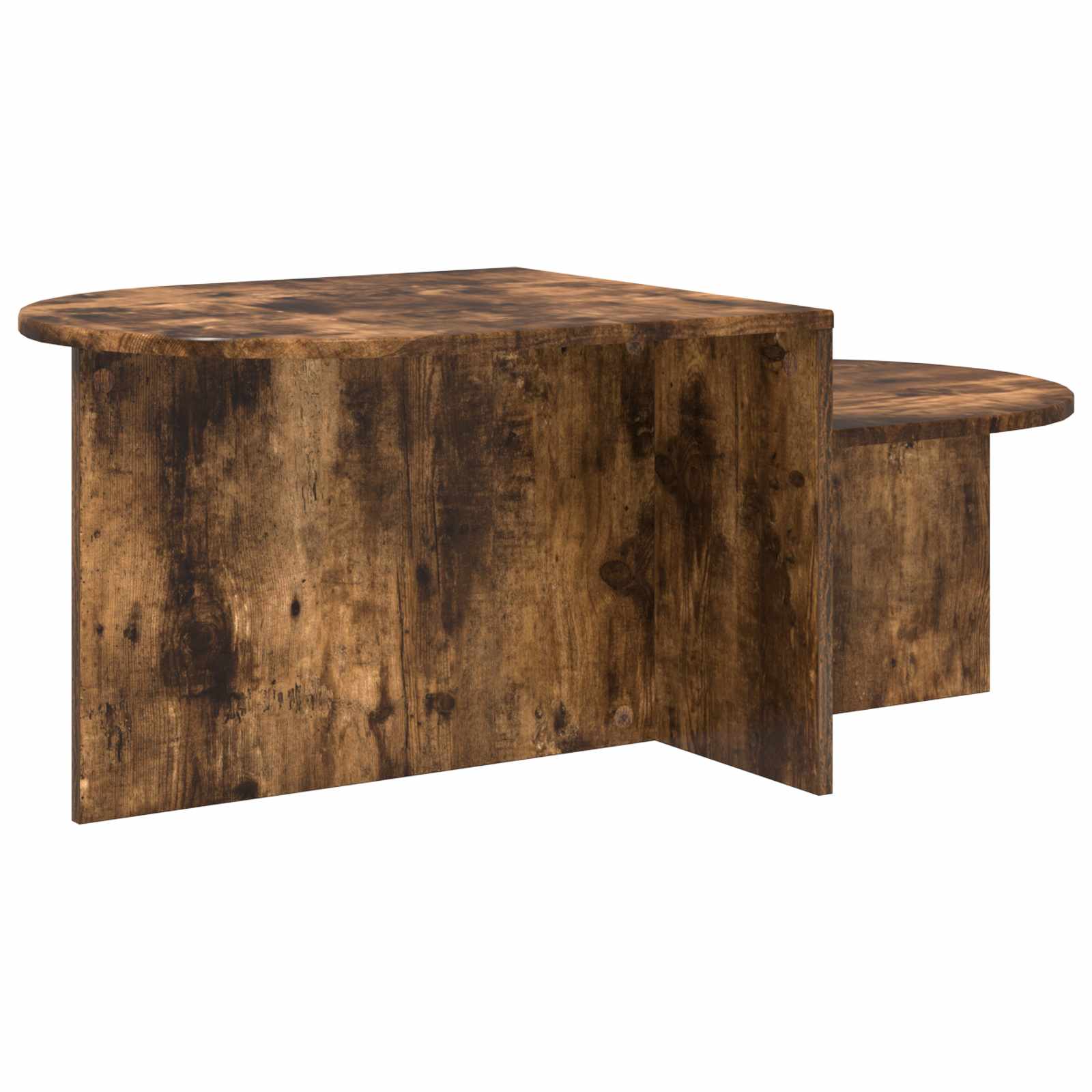 Salontafel Gerookt eiken 100 x 50 x 40 cm Bewerkt hout is nu te koop bij PeponiXL, paradijselijk wonen!