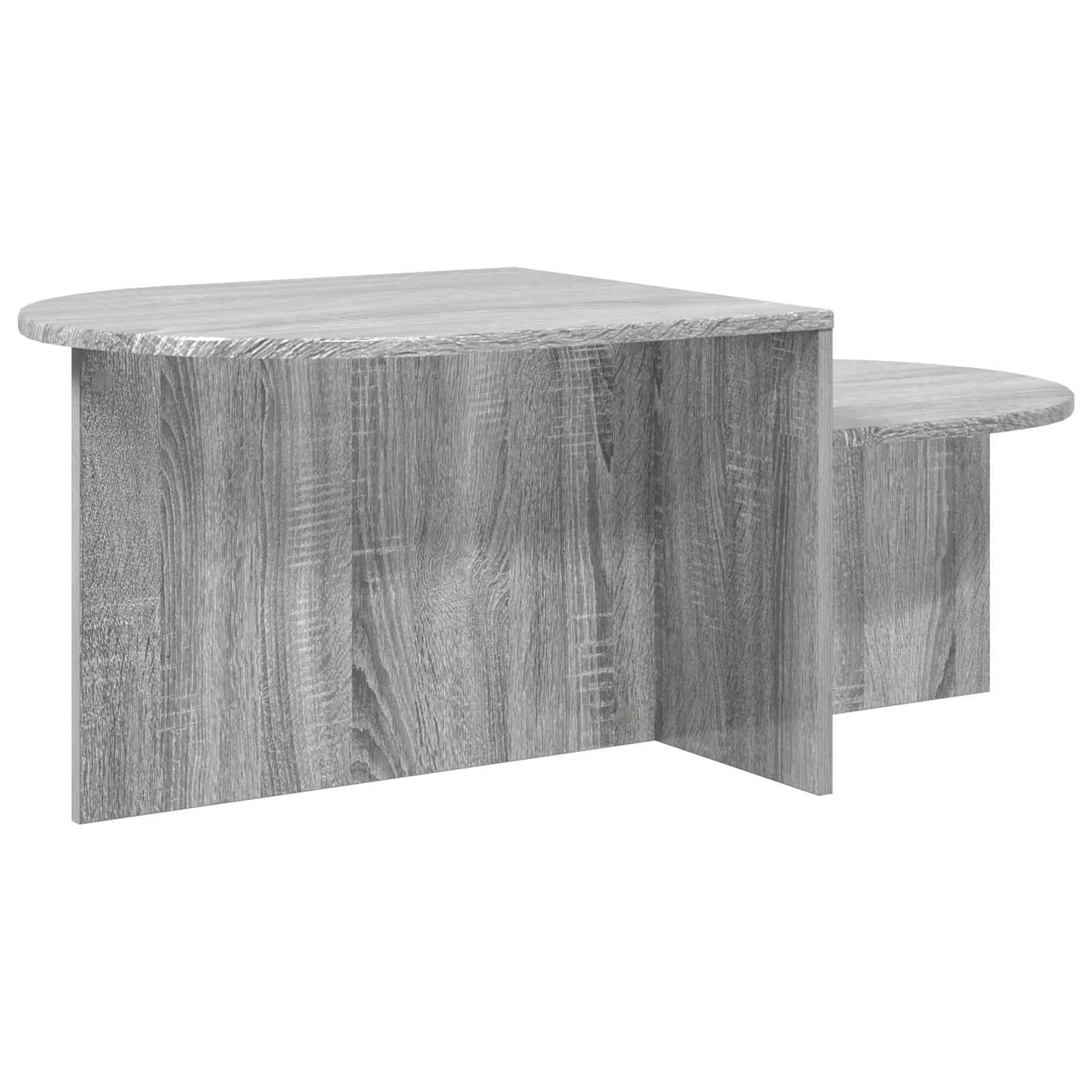 Salontafel Grijs sonoma 100 x 50 x 40 cm Bewerkt hout is nu te koop bij PeponiXL, paradijselijk wonen!