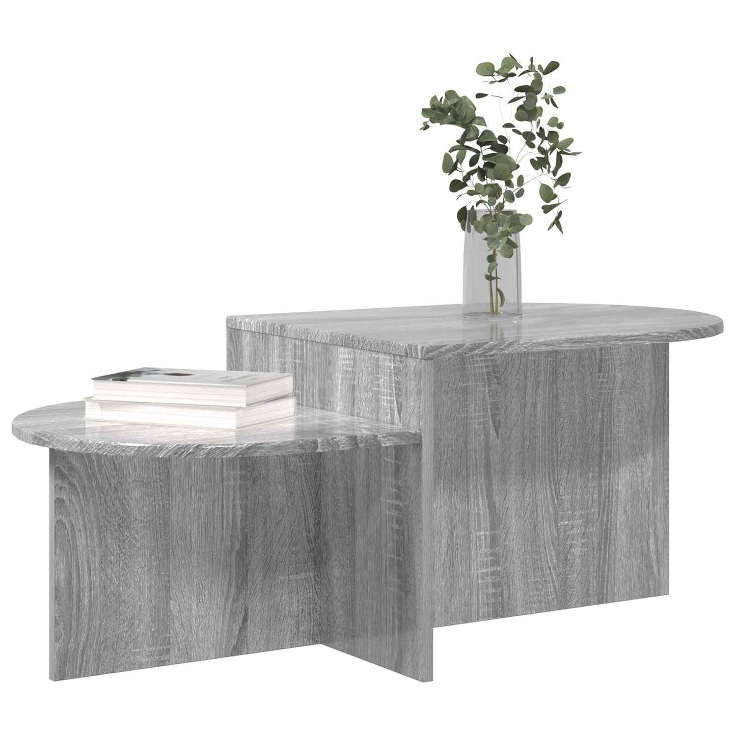 Salontafel Grijs sonoma 100 x 50 x 40 cm Bewerkt hout is nu te koop bij PeponiXL, paradijselijk wonen!