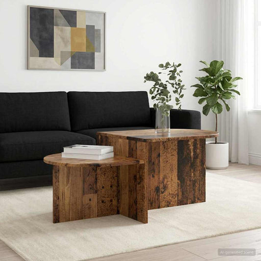 Salontafel Oud hout 100 x 50 x 40 cm Bewerkt hout is nu te koop bij PeponiXL, paradijselijk wonen!