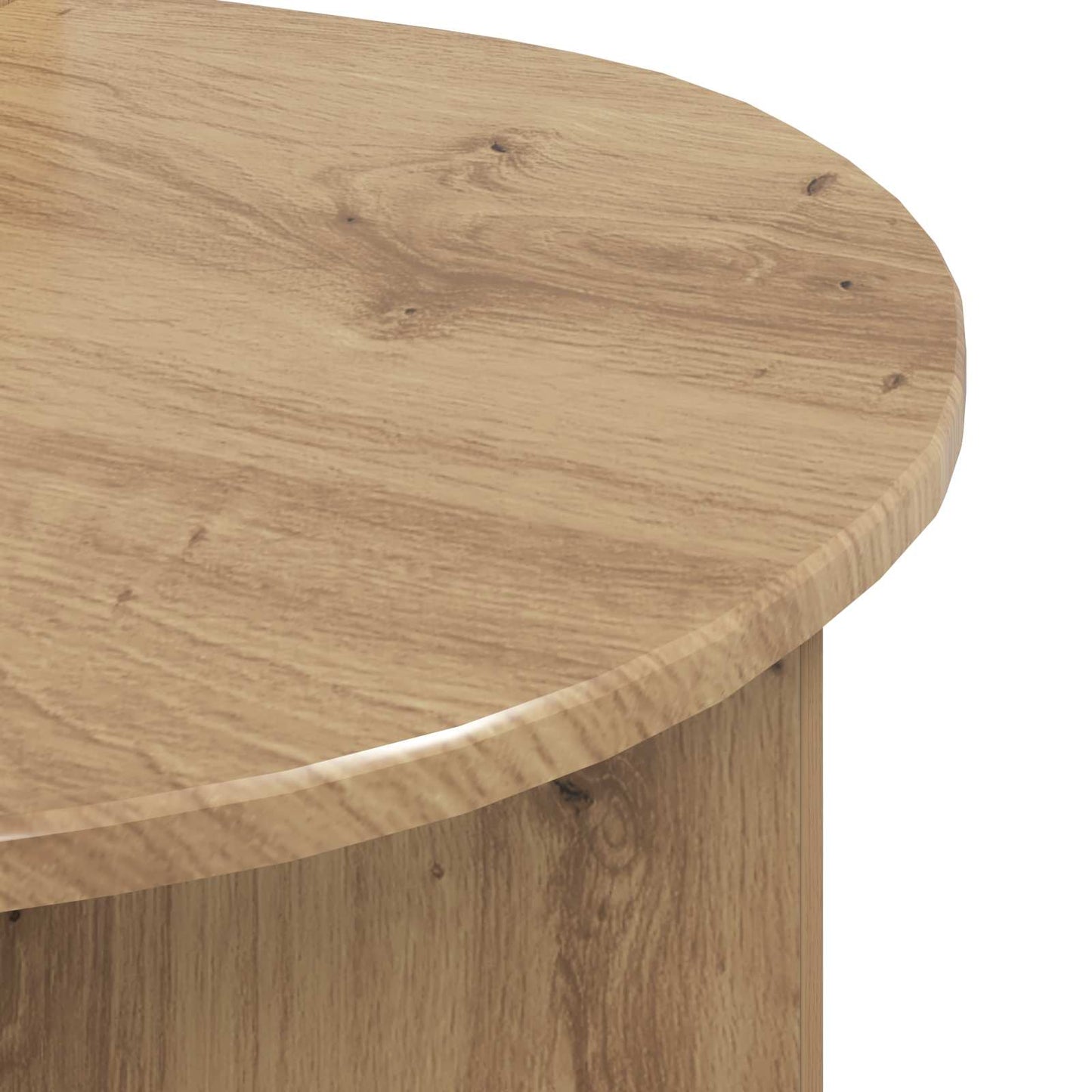 Salontafel Artisanaal eiken 100 x 50 x 40 cm Bewerkt hout is nu te koop bij PeponiXL, paradijselijk wonen!