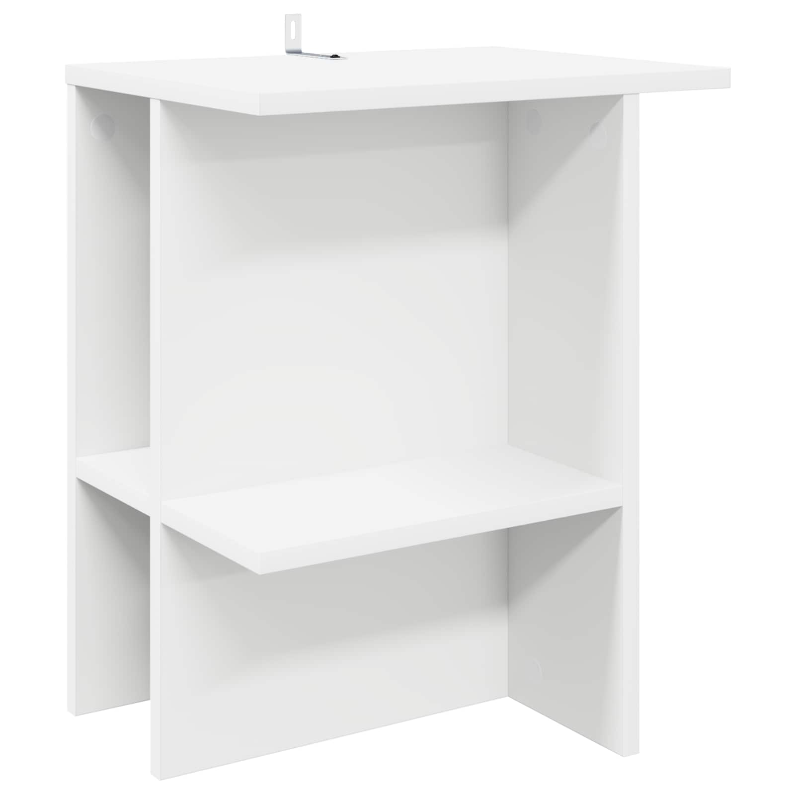 Salontafel 2 pcs Wit 40 x 30 x 49 cm Bewerkt hout is nu te koop bij PeponiXL, paradijselijk wonen!
