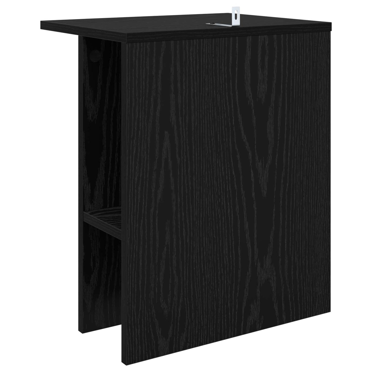 Salontafel 2 pcs Zwart eiken 40 x 30 x 49 cm Bewerkt hout is nu te koop bij PeponiXL, paradijselijk wonen!