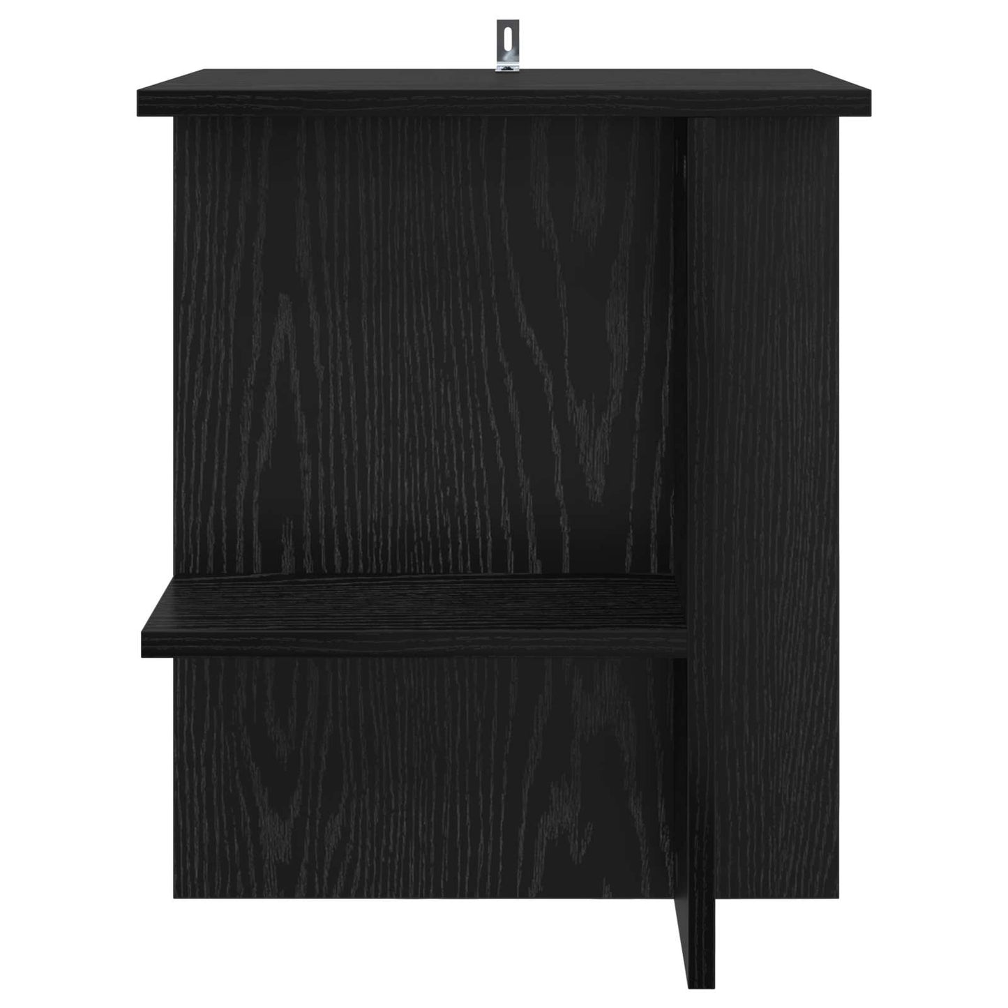 Salontafel 2 pcs Zwart eiken 40 x 30 x 49 cm Bewerkt hout is nu te koop bij PeponiXL, paradijselijk wonen!