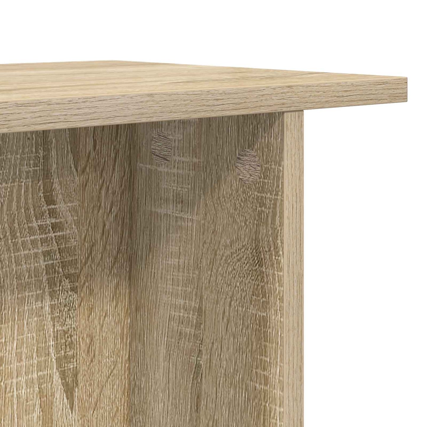 Salontafel 2 pcs Sonoma Eiken 40 x 30 x 49 cm Bewerkt hout is nu te koop bij PeponiXL, paradijselijk wonen!