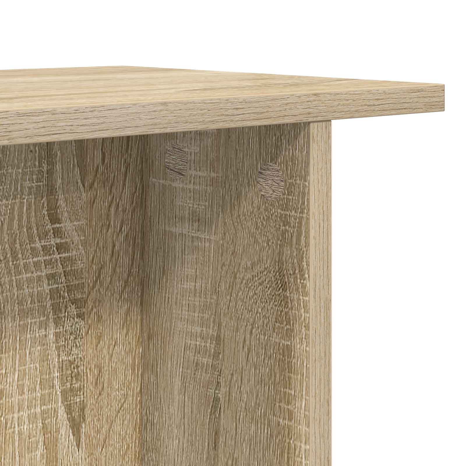 Salontafel 2 pcs Sonoma Eiken 40 x 30 x 49 cm Bewerkt hout is nu te koop bij PeponiXL, paradijselijk wonen!