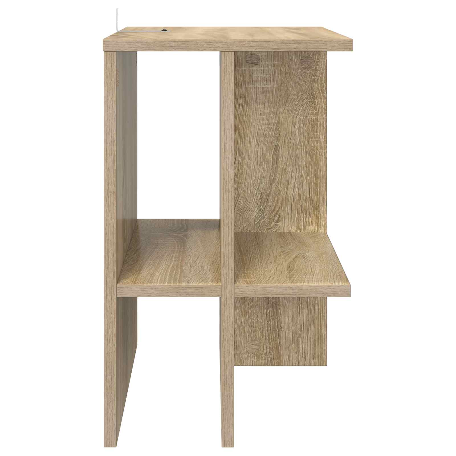 Salontafel 2 pcs Sonoma Eiken 40 x 30 x 49 cm Bewerkt hout is nu te koop bij PeponiXL, paradijselijk wonen!