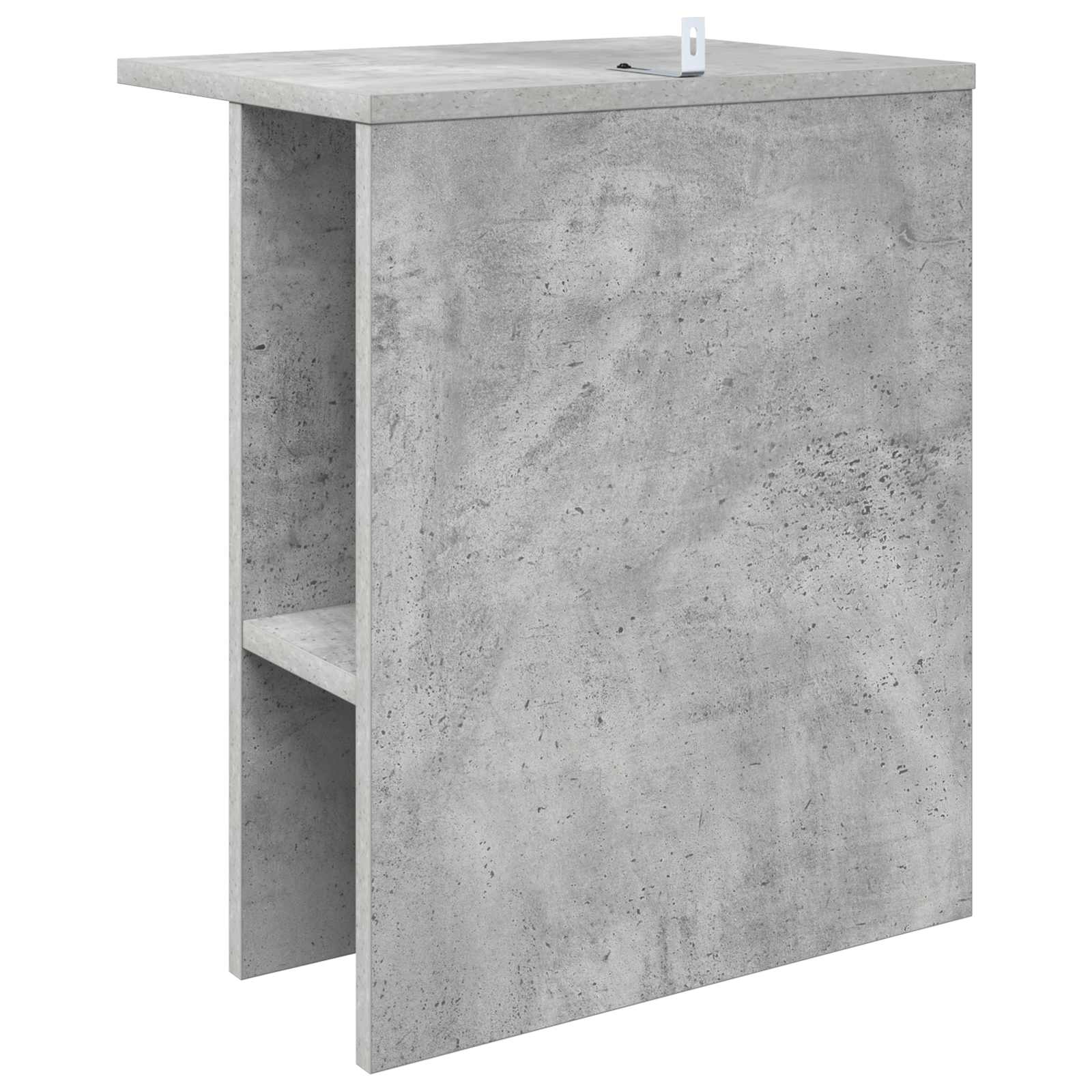Salontafel 2 pcs Betongrijs 40 x 30 x 49 cm Bewerkt hout is nu te koop bij PeponiXL, paradijselijk wonen!