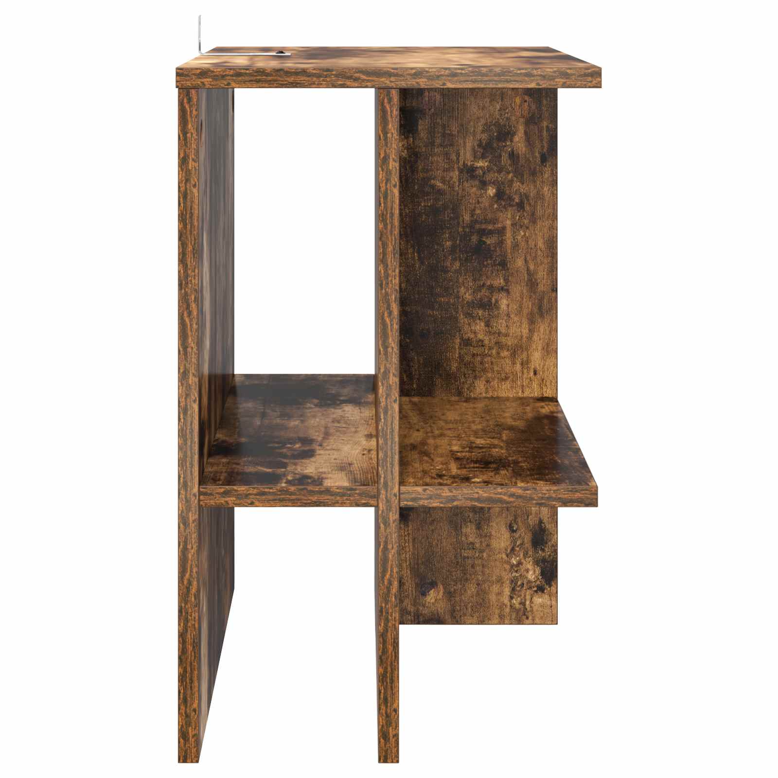 Salontafel 2 pcs Gerookt eiken 40 x 30 x 49 cm Bewerkt hout is nu te koop bij PeponiXL, paradijselijk wonen!