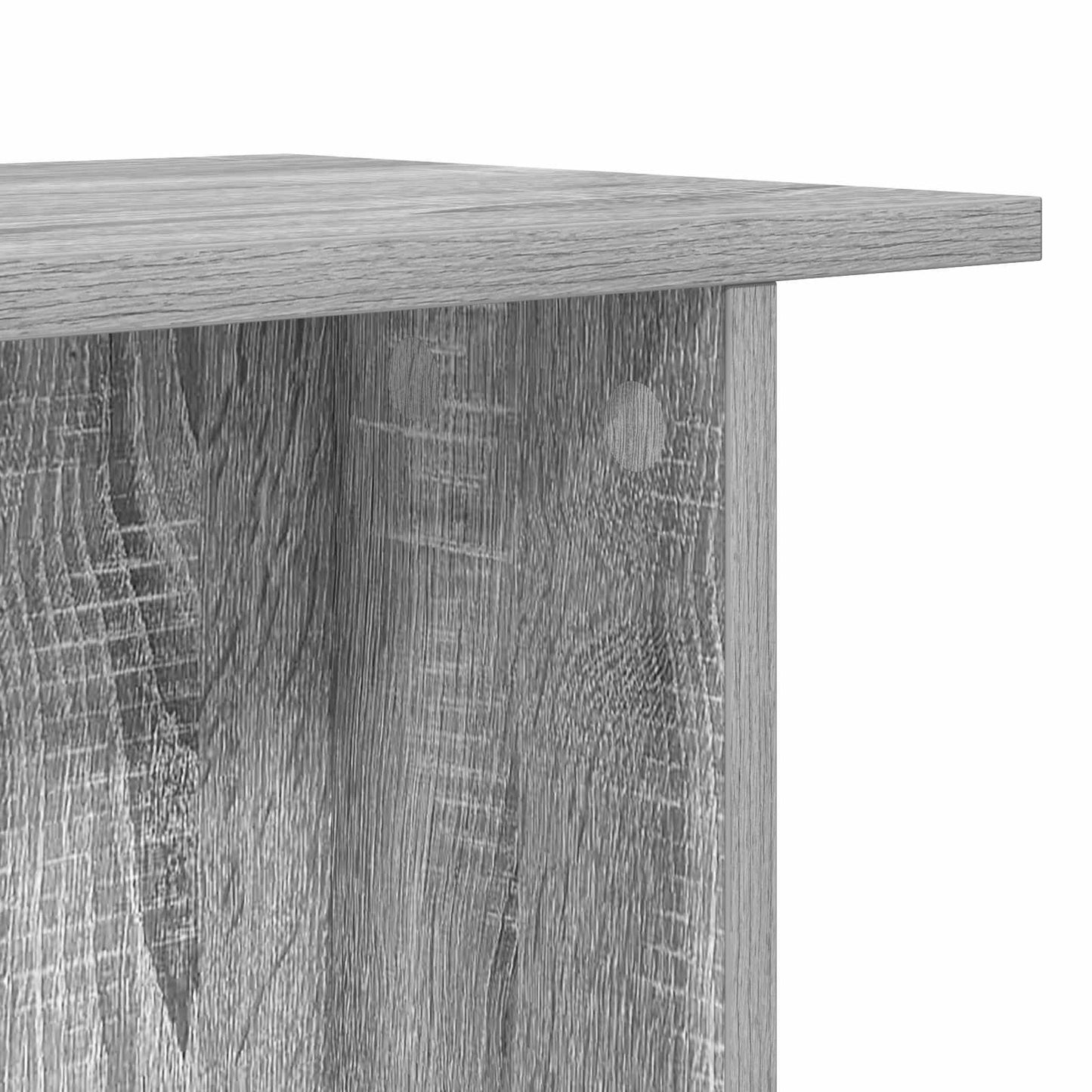 Salontafel 2 pcs Grijs sonoma 40 x 30 x 49 cm Bewerkt hout is nu te koop bij PeponiXL, paradijselijk wonen!