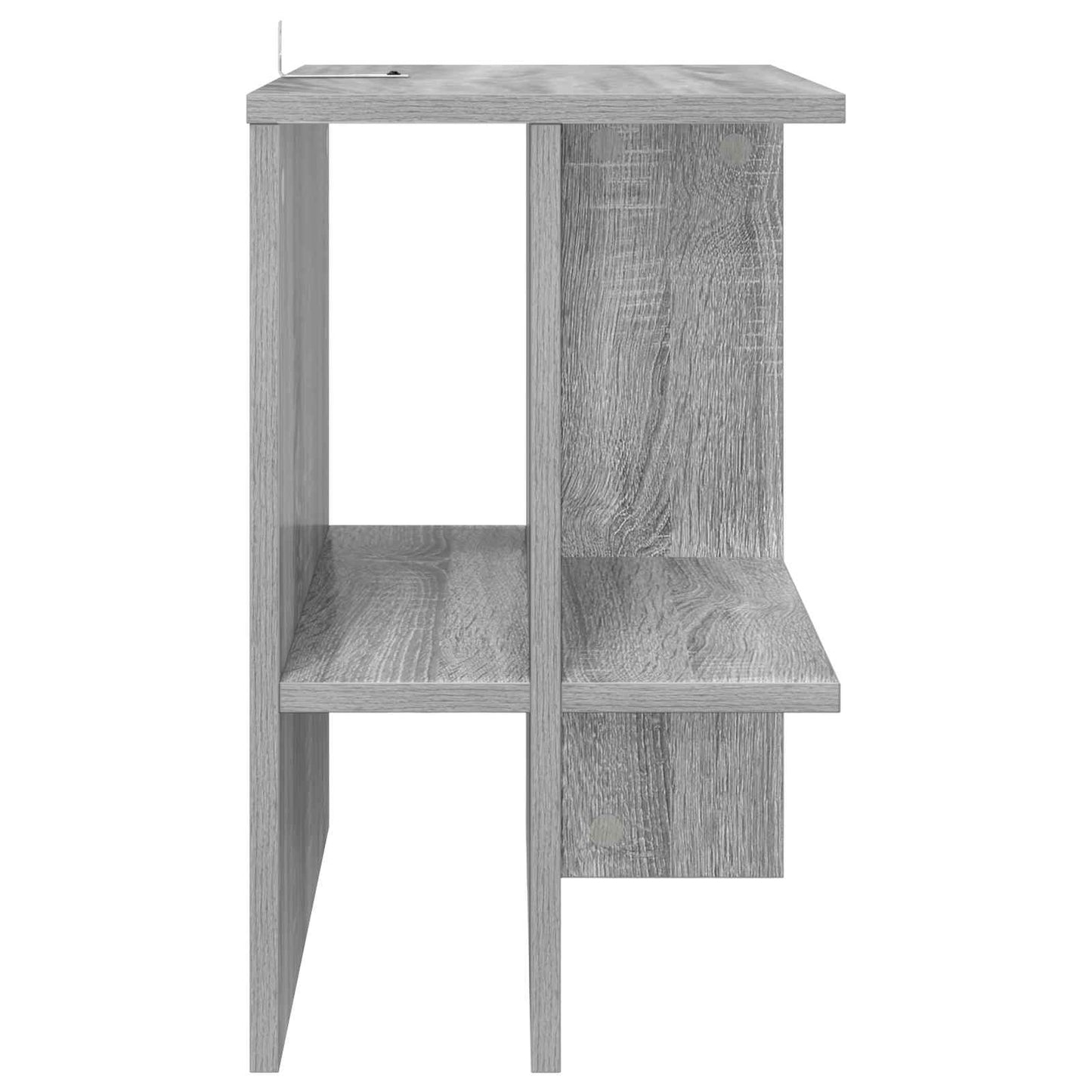 Salontafel 2 pcs Grijs sonoma 40 x 30 x 49 cm Bewerkt hout is nu te koop bij PeponiXL, paradijselijk wonen!