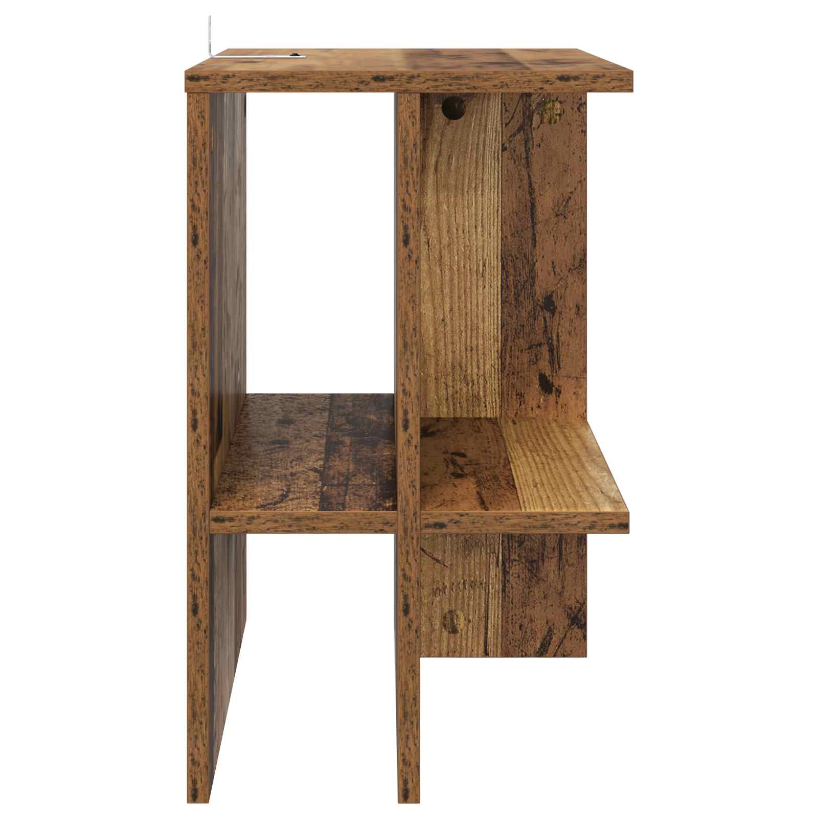 Salontafel 2 pcs Oud hout 40 x 30 x 49 cm Bewerkt hout is nu te koop bij PeponiXL, paradijselijk wonen!