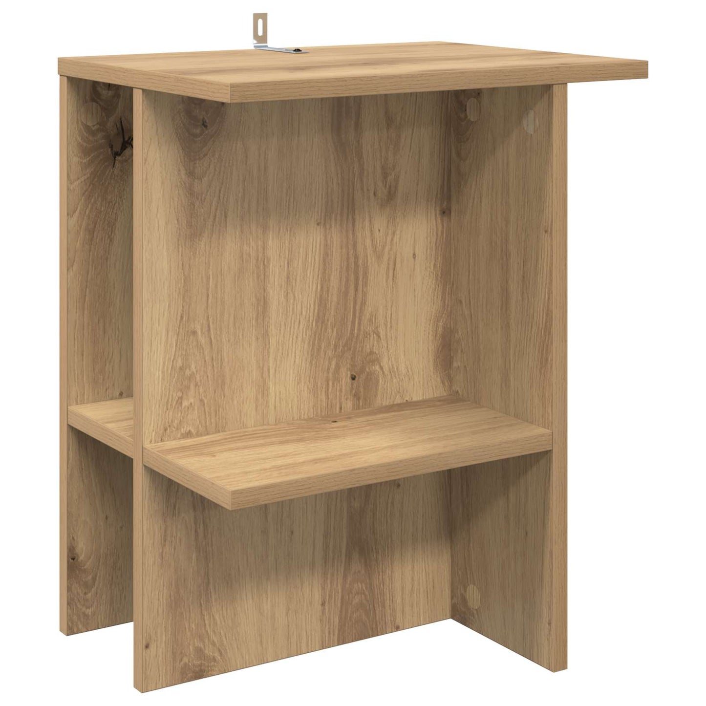 Salontafel 2 pcs Artisanaal eiken 40 x 30 x 49 cm Bewerkt hout is nu te koop bij PeponiXL, paradijselijk wonen!