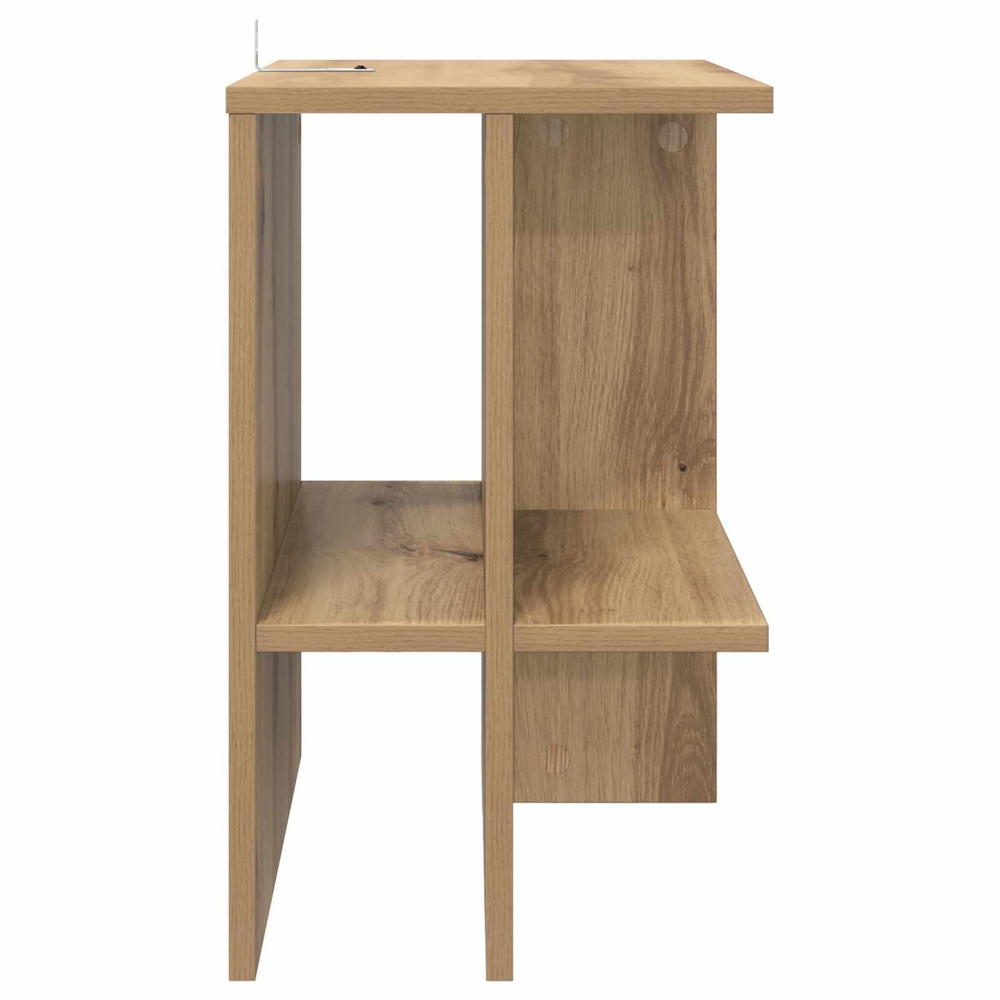 Salontafel 2 pcs Artisanaal eiken 40 x 30 x 49 cm Bewerkt hout is nu te koop bij PeponiXL, paradijselijk wonen!