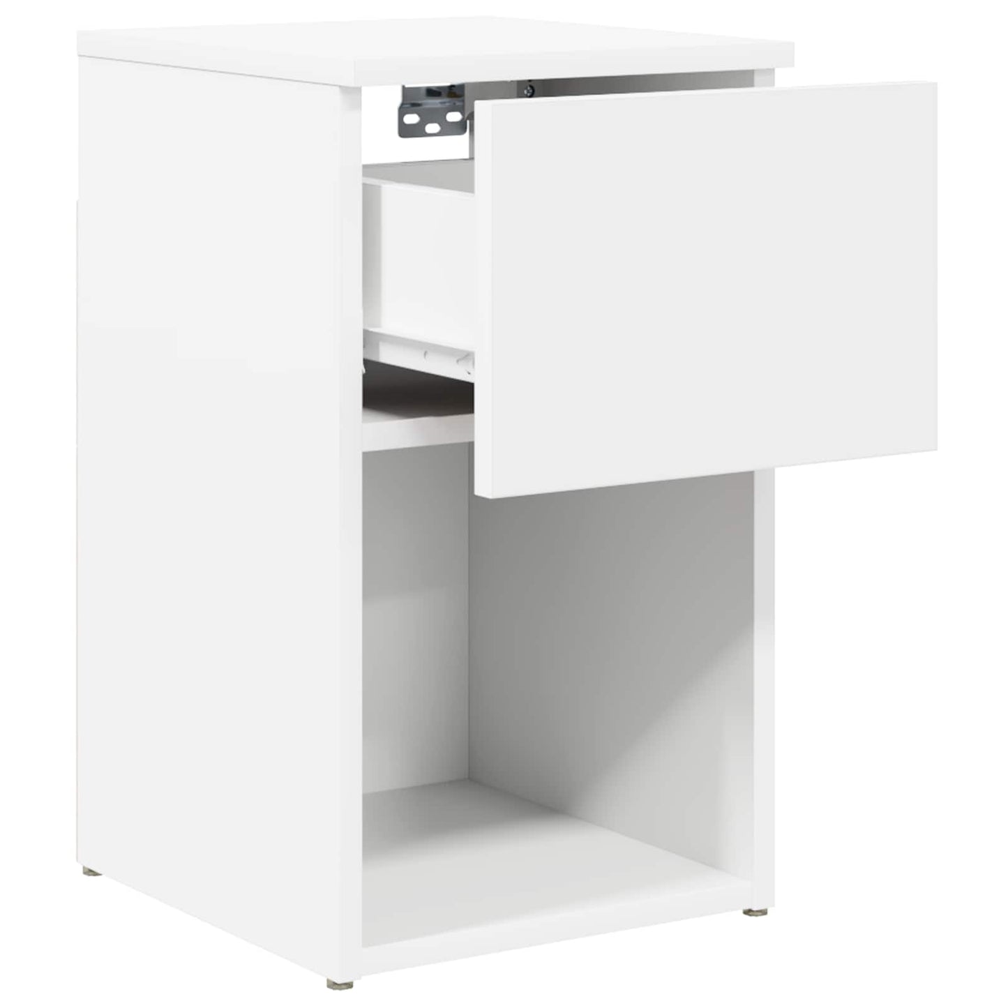 Bed kast 2 pcs Wit 29 x 31,5 x 49 cm Bewerkt hout is nu te koop bij PeponiXL, paradijselijk wonen!