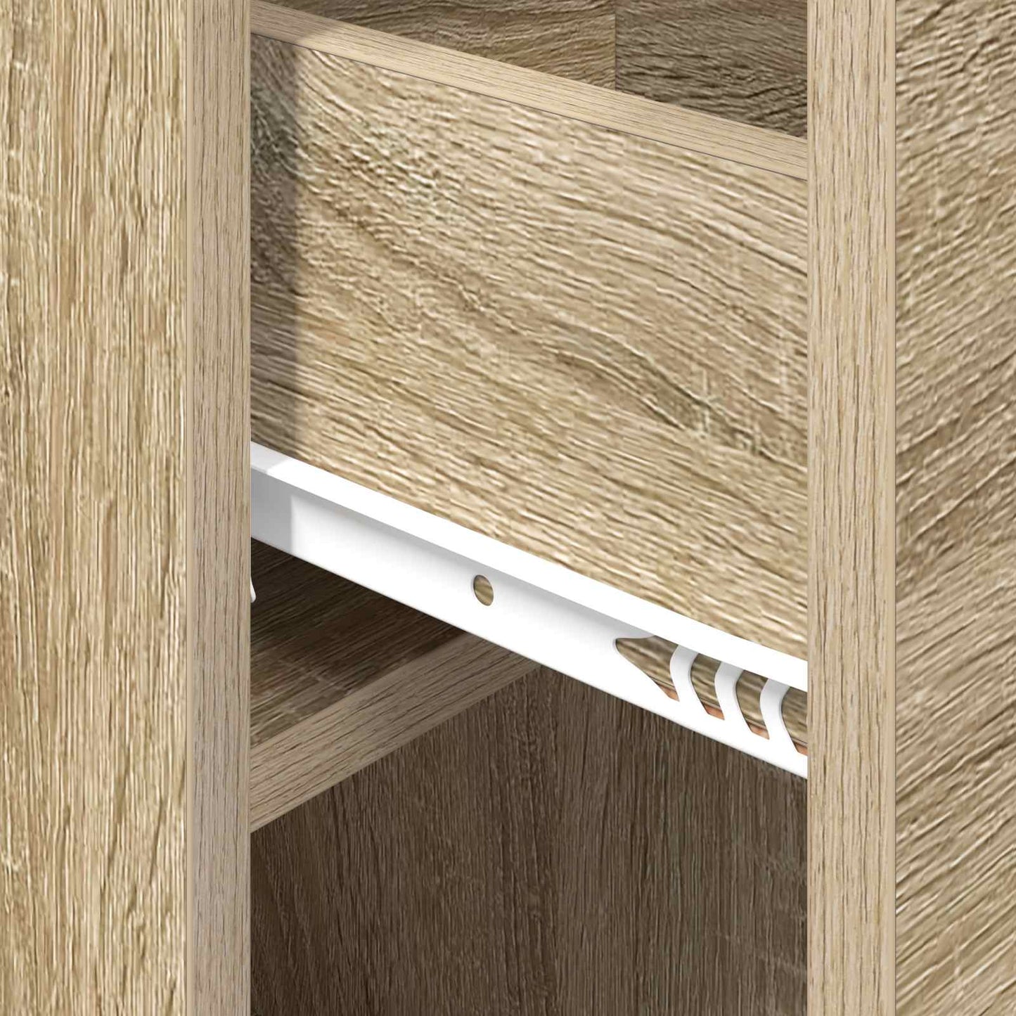 Bed kast Sonoma Eiken 29 x 31,5 x 49 cm Bewerkt hout is nu te koop bij PeponiXL, paradijselijk wonen!