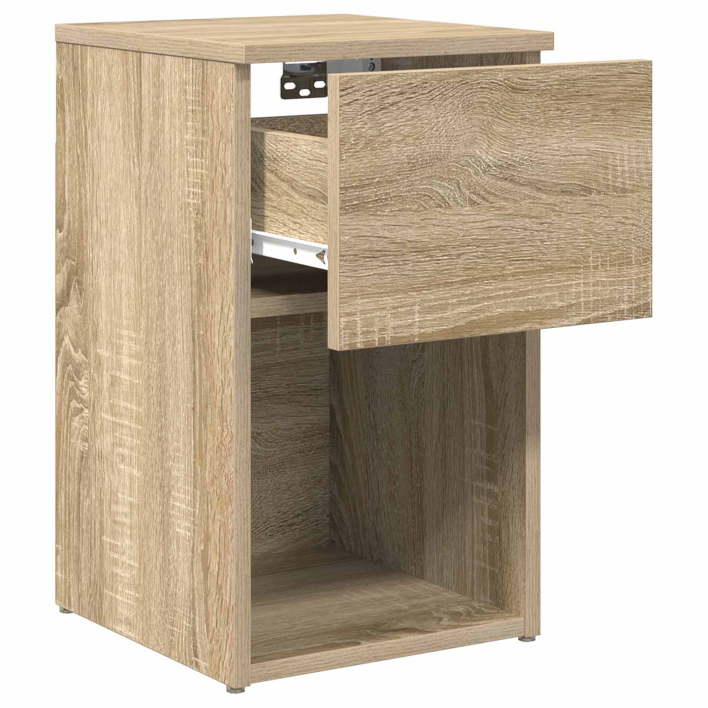 Bed kast 2 pcs Sonoma Eiken 29 x 31,5 x 49 cm Bewerkt hout is nu te koop bij PeponiXL, paradijselijk wonen!