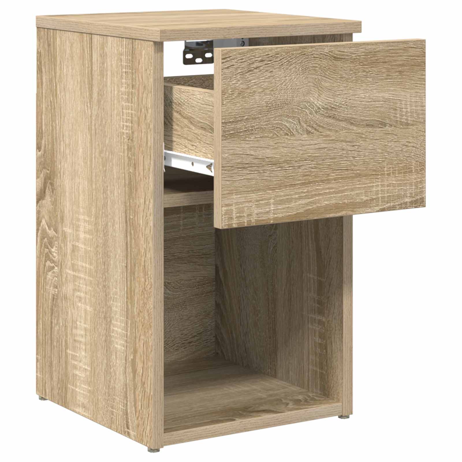 Bed kast 2 pcs Sonoma Eiken 29 x 31,5 x 49 cm Bewerkt hout is nu te koop bij PeponiXL, paradijselijk wonen!