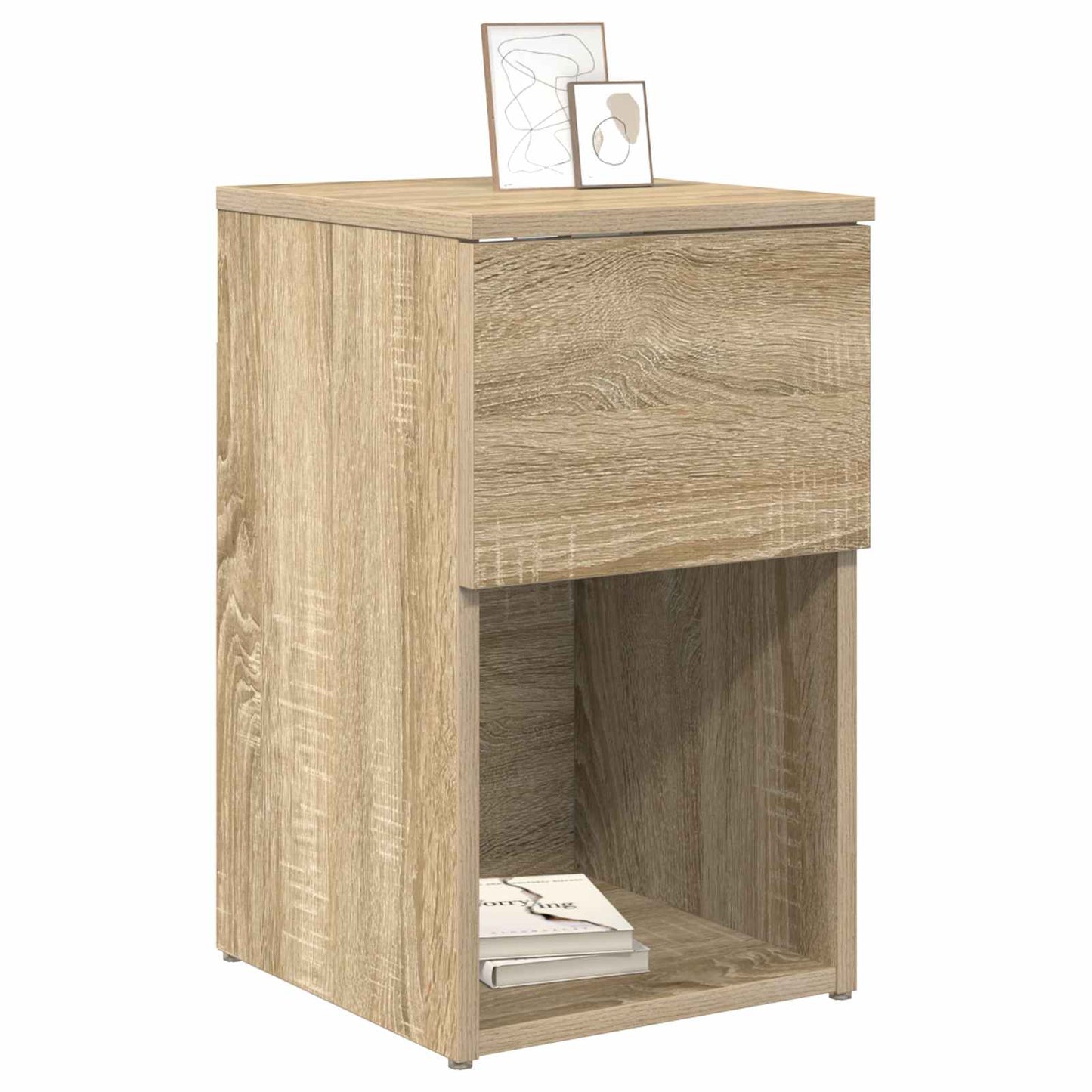 Bed kast 2 pcs Sonoma Eiken 29 x 31,5 x 49 cm Bewerkt hout is nu te koop bij PeponiXL, paradijselijk wonen!