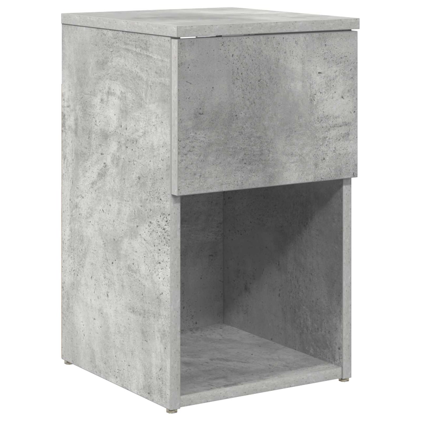 Bed kast 2 pcs Betongrijs 29 x 31,5 x 49 cm Bewerkt hout is nu te koop bij PeponiXL, paradijselijk wonen!