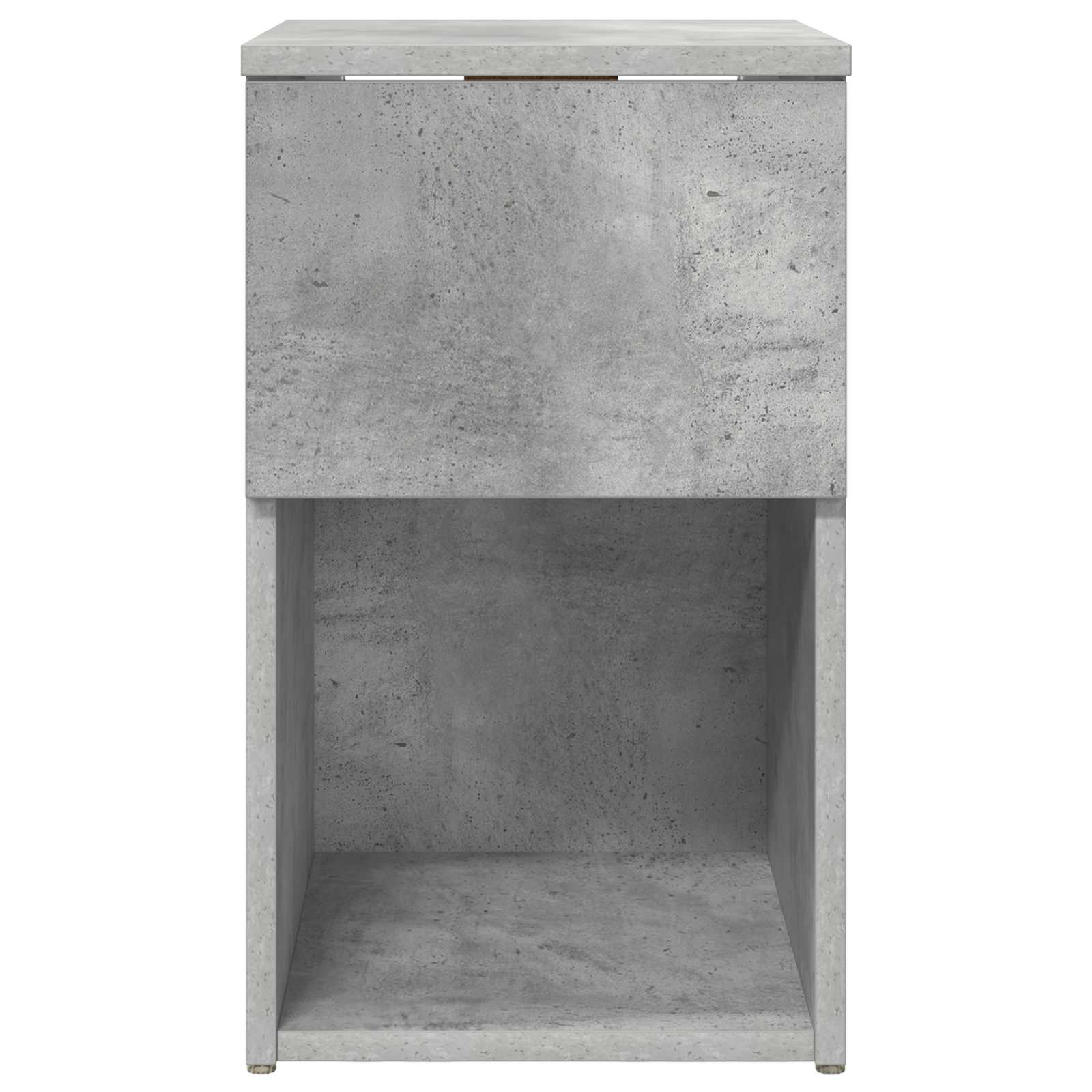 Bed kast 2 pcs Betongrijs 29 x 31,5 x 49 cm Bewerkt hout is nu te koop bij PeponiXL, paradijselijk wonen!