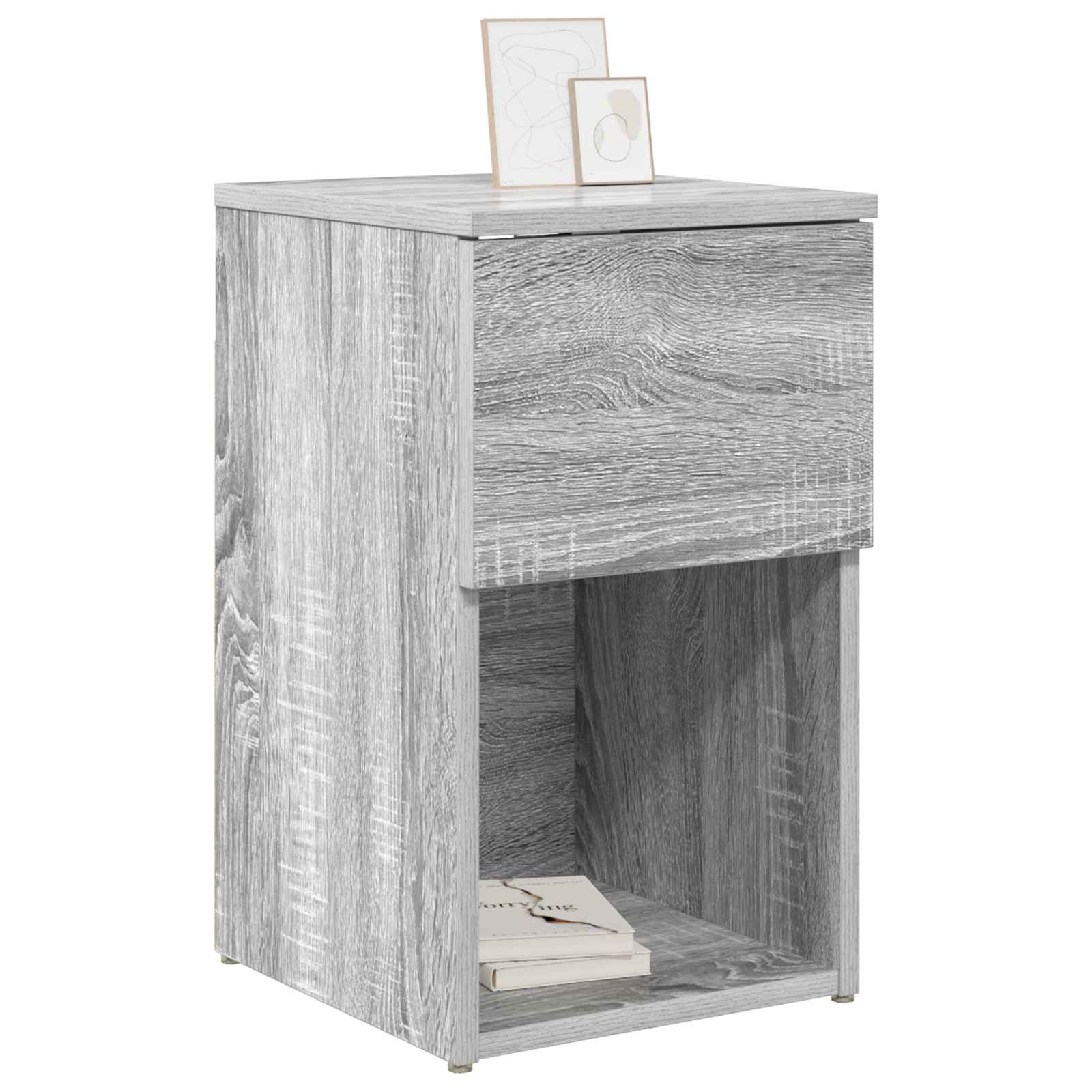 Bed kast Grijs sonoma 29 x 31,5 x 49 cm Bewerkt hout is nu te koop bij PeponiXL, paradijselijk wonen!