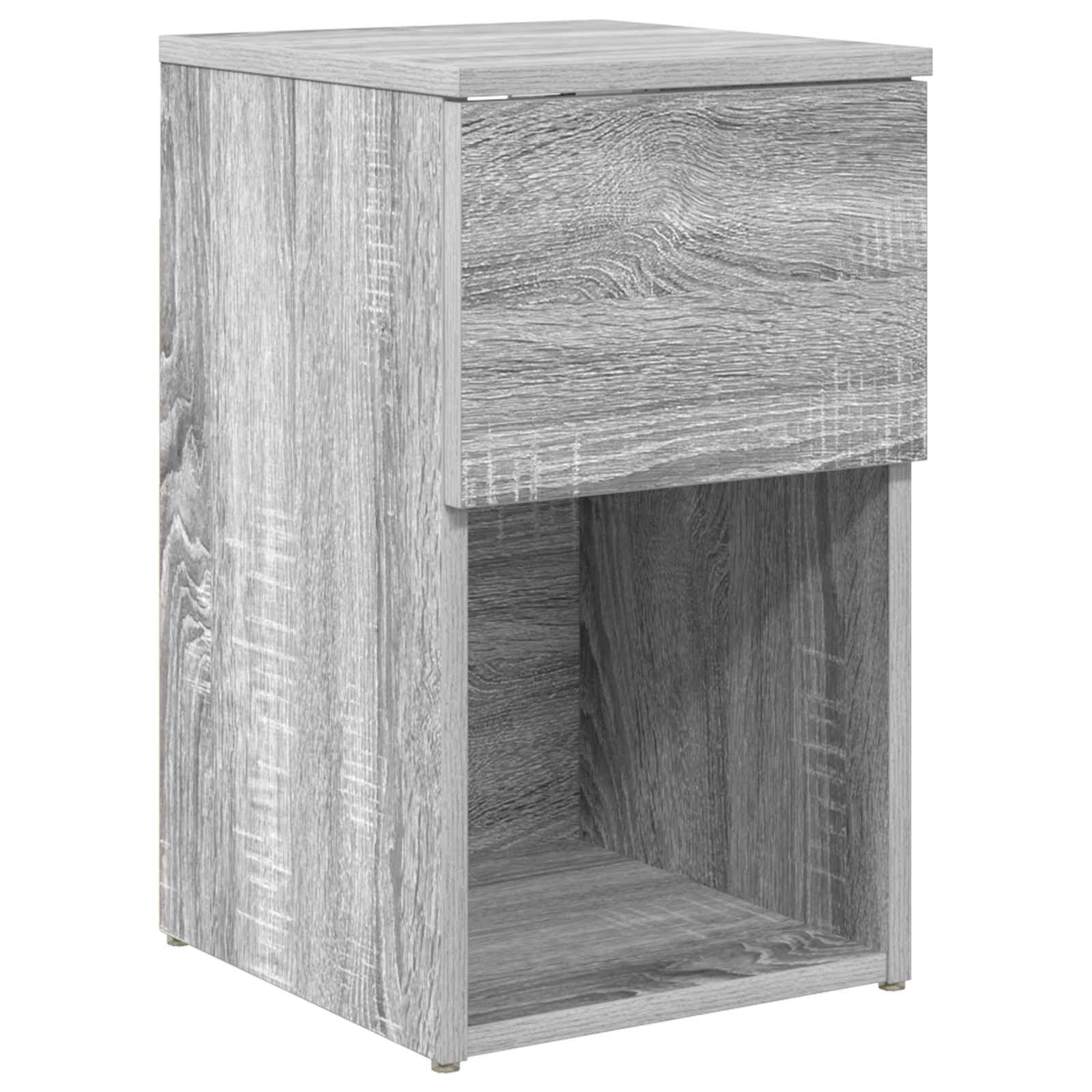 Bed kast 2 pcs Grijs sonoma 29 x 31,5 x 49 cm Bewerkt hout is nu te koop bij PeponiXL, paradijselijk wonen!