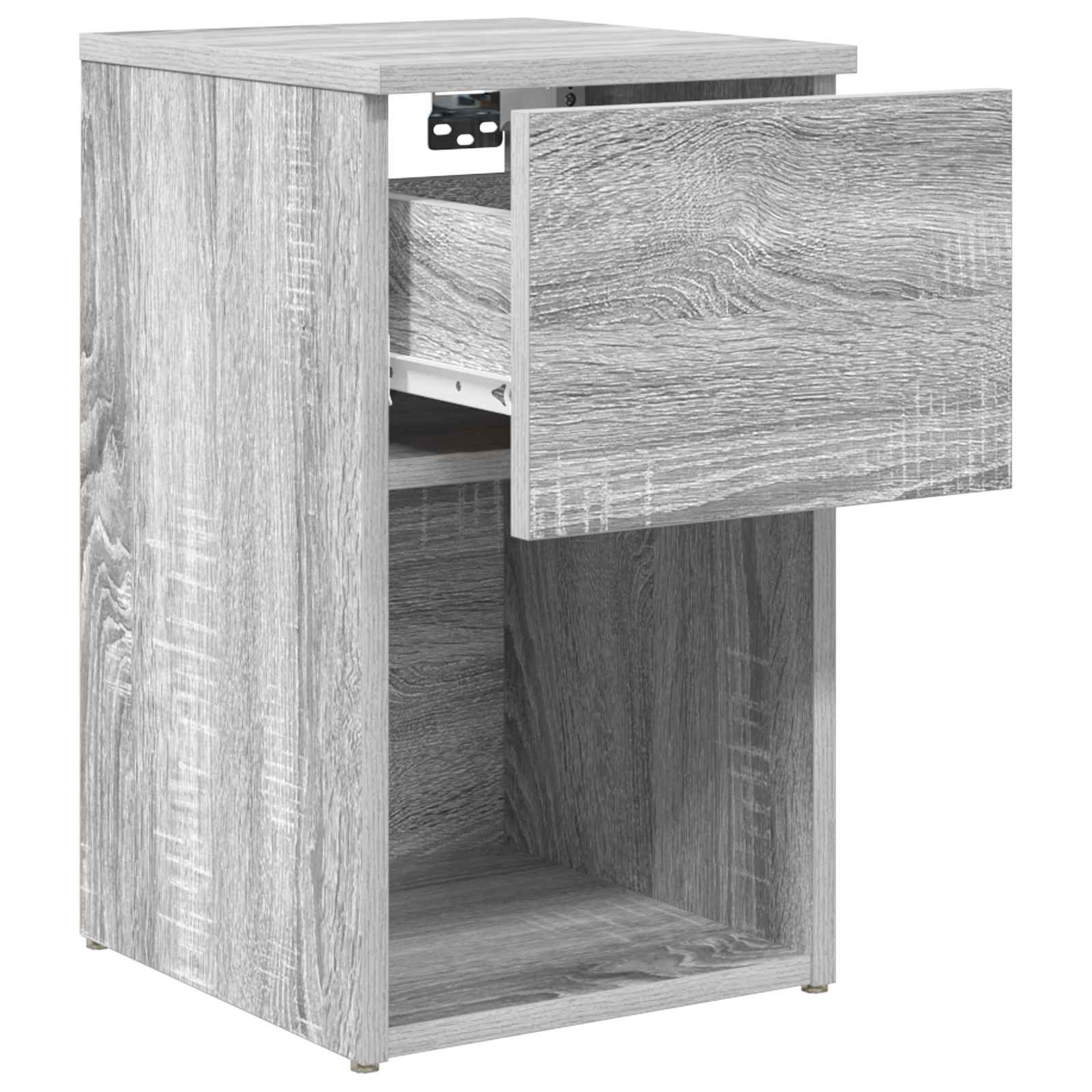 Bed kast 2 pcs Grijs sonoma 29 x 31,5 x 49 cm Bewerkt hout is nu te koop bij PeponiXL, paradijselijk wonen!