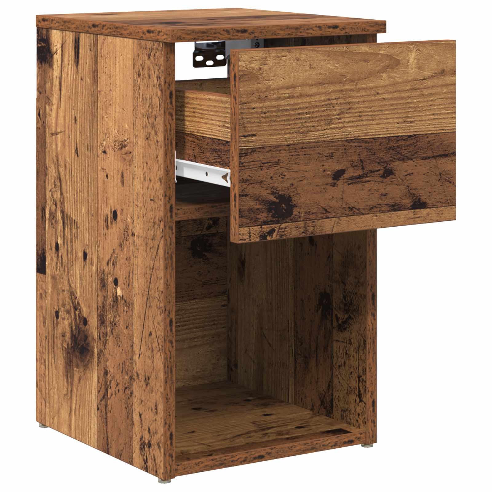 Bed kast Oud hout 29 x 31,5 x 49 cm Bewerkt hout is nu te koop bij PeponiXL, paradijselijk wonen!