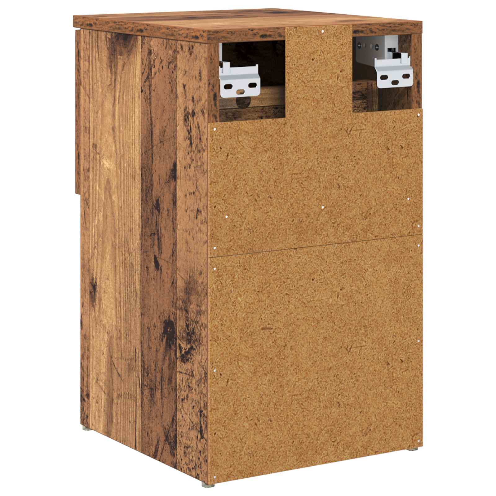Bed kast Oud hout 29 x 31,5 x 49 cm Bewerkt hout is nu te koop bij PeponiXL, paradijselijk wonen!