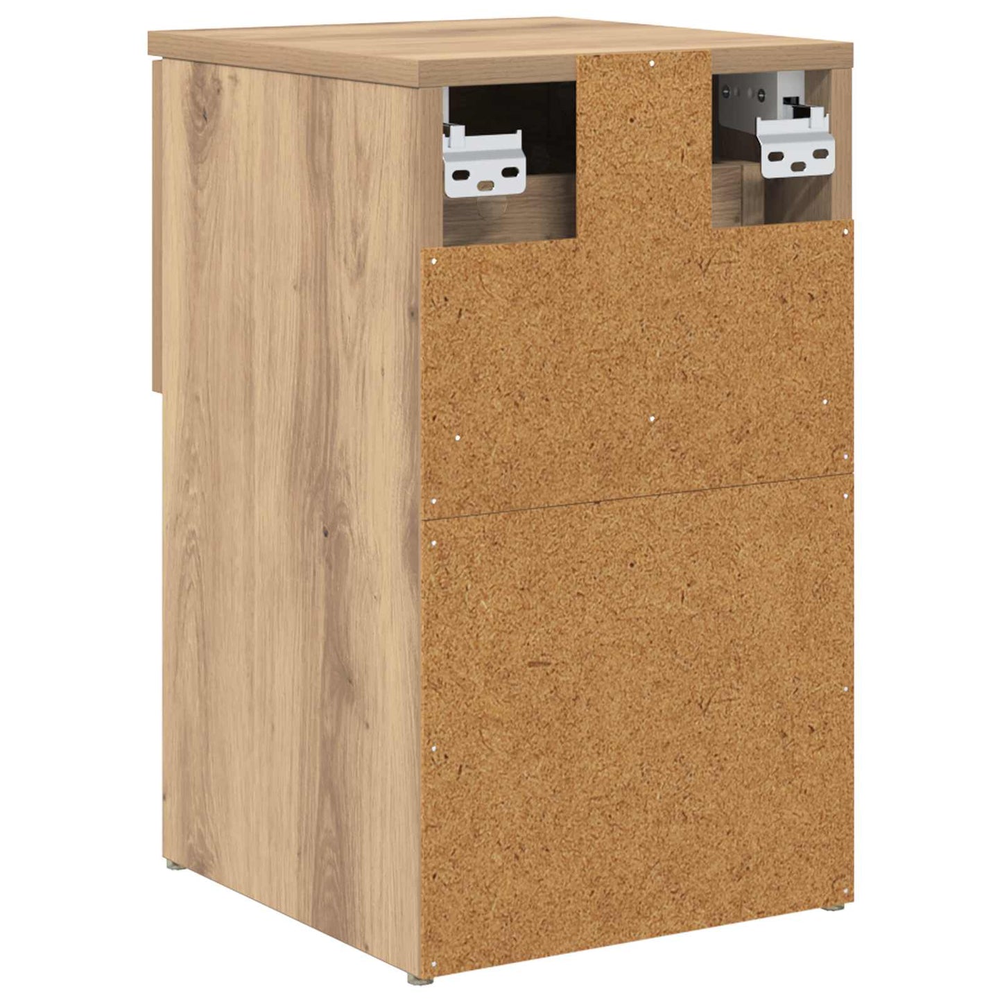 Bed kast Artisanaal eiken 29 x 31,5 x 49 cm Bewerkt hout is nu te koop bij PeponiXL, paradijselijk wonen!