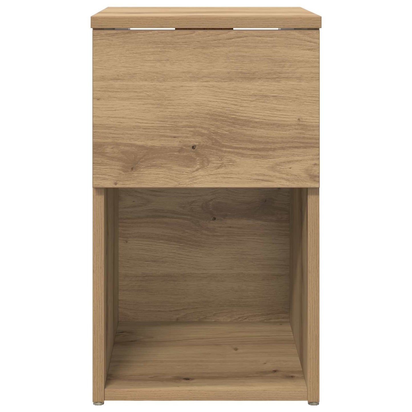Bed kast Artisanaal eiken 29 x 31,5 x 49 cm Bewerkt hout is nu te koop bij PeponiXL, paradijselijk wonen!