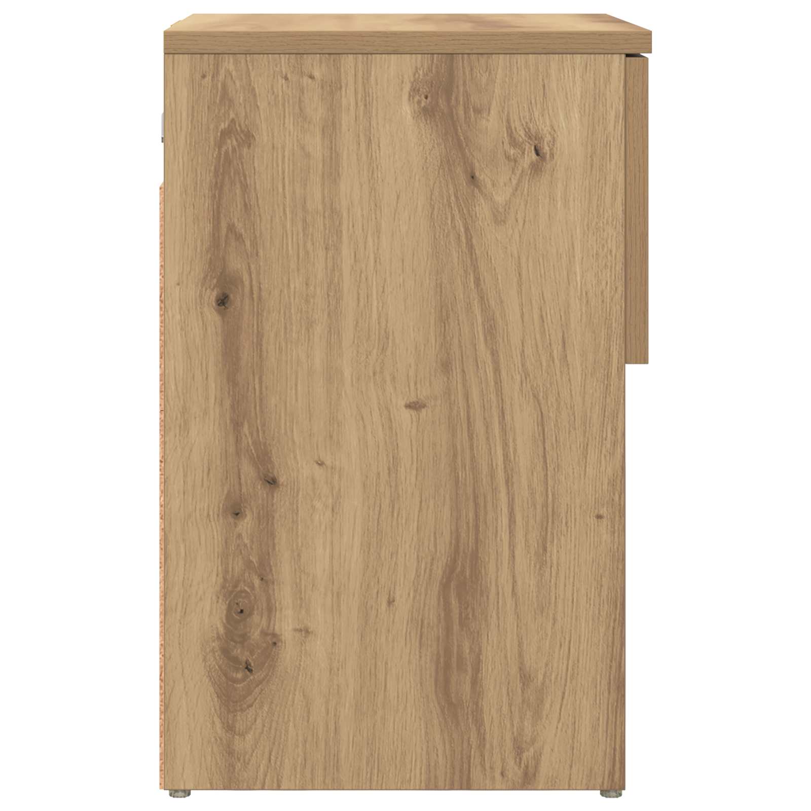 Bed kast Artisanaal eiken 29 x 31,5 x 49 cm Bewerkt hout is nu te koop bij PeponiXL, paradijselijk wonen!