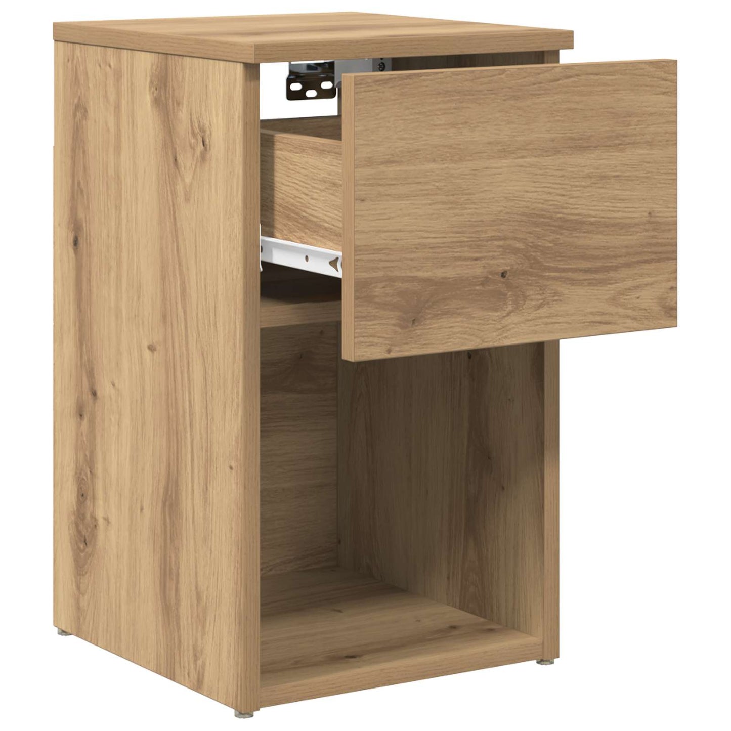 Bed kast 2 pcs Artisanaal eiken 29 x 31,5 x 49 cm Bewerkt hout is nu te koop bij PeponiXL, paradijselijk wonen!